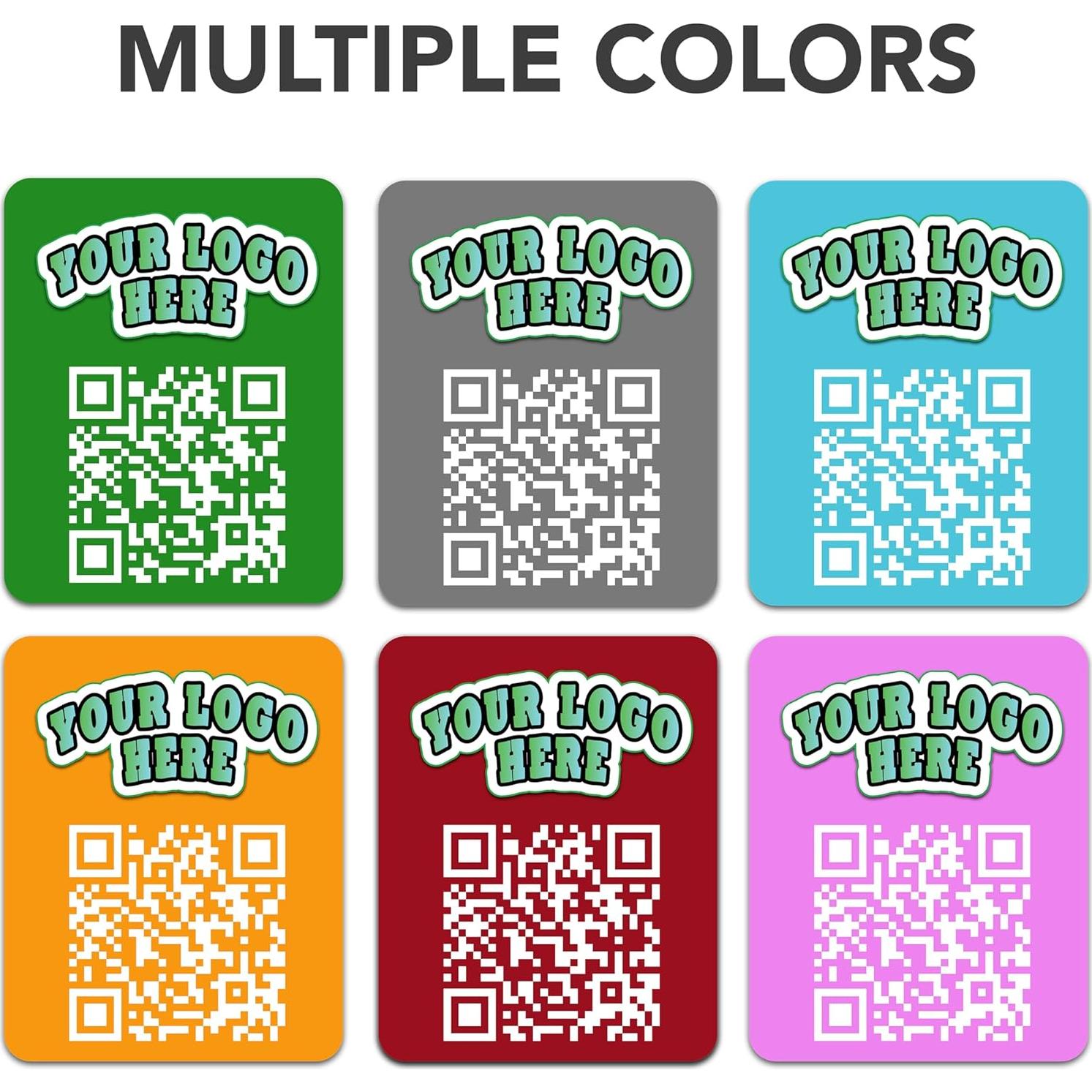 Etiquetas de Código QR Personalizadas Bunny Badges - 15 Unidades