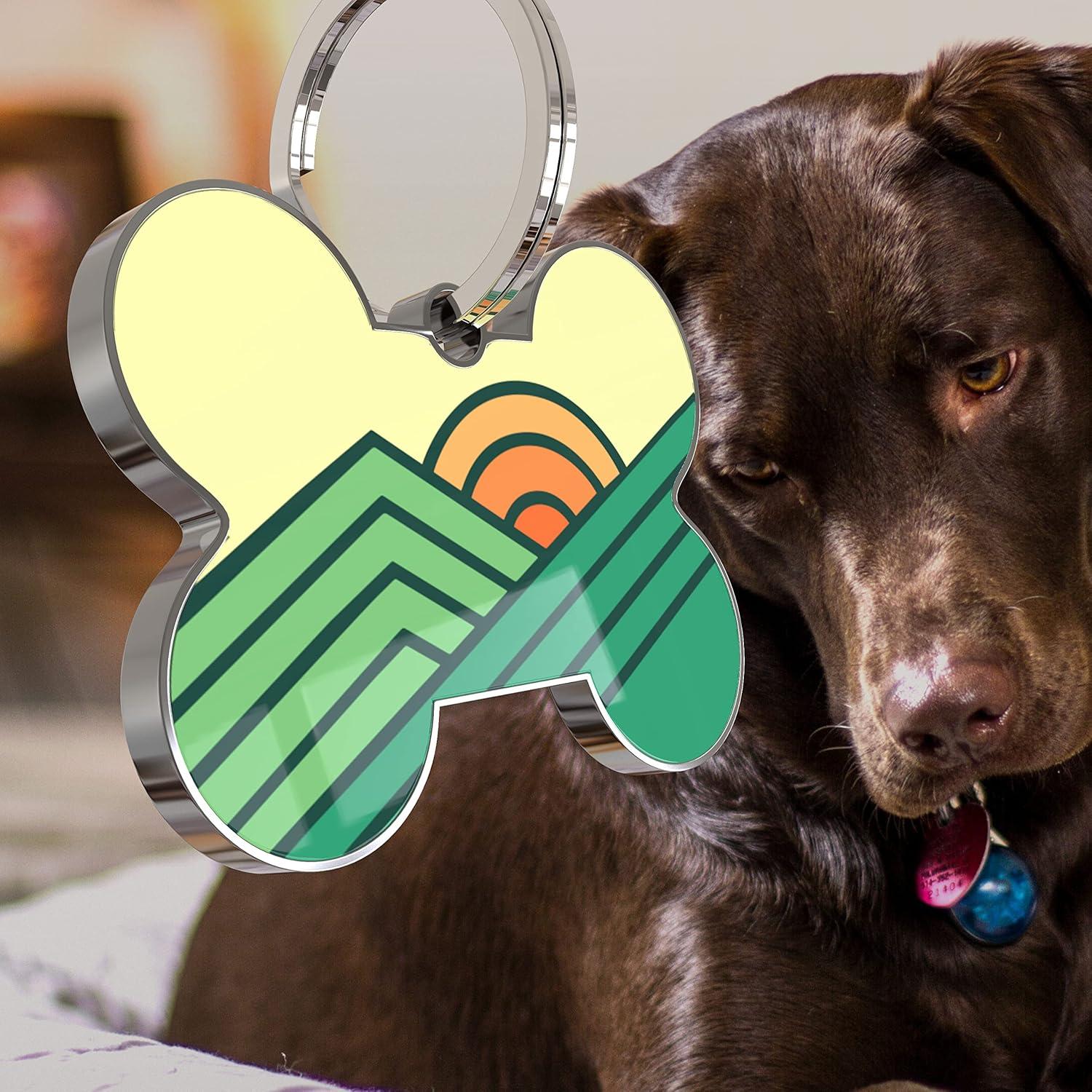 Etiqueta de identificación para mascotas KEKID con código QR