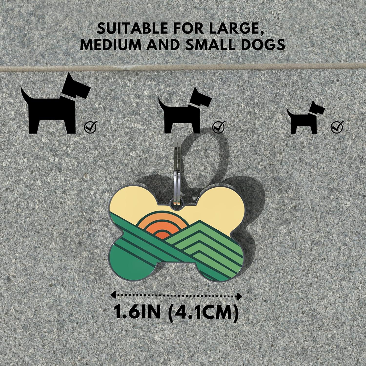 Etiqueta de identificación para mascotas KEKID con código QR