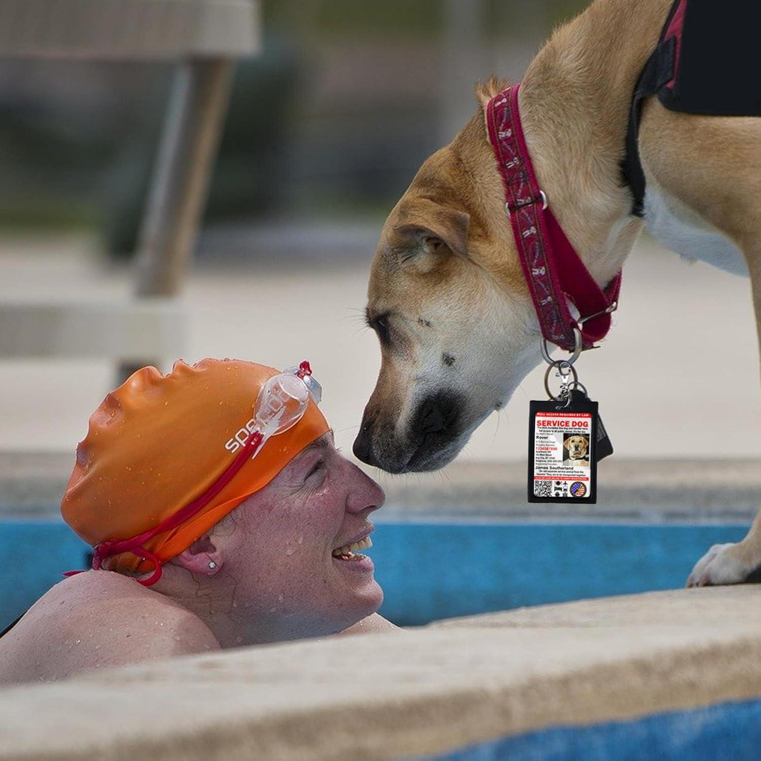 Tarjeta de Identificación de Perro de Servicio Just 4 Paws