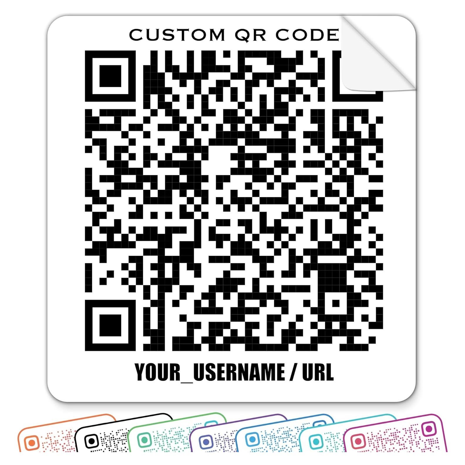 Pegatinas Personalizadas QR Crazy4Decals - Laminado UV