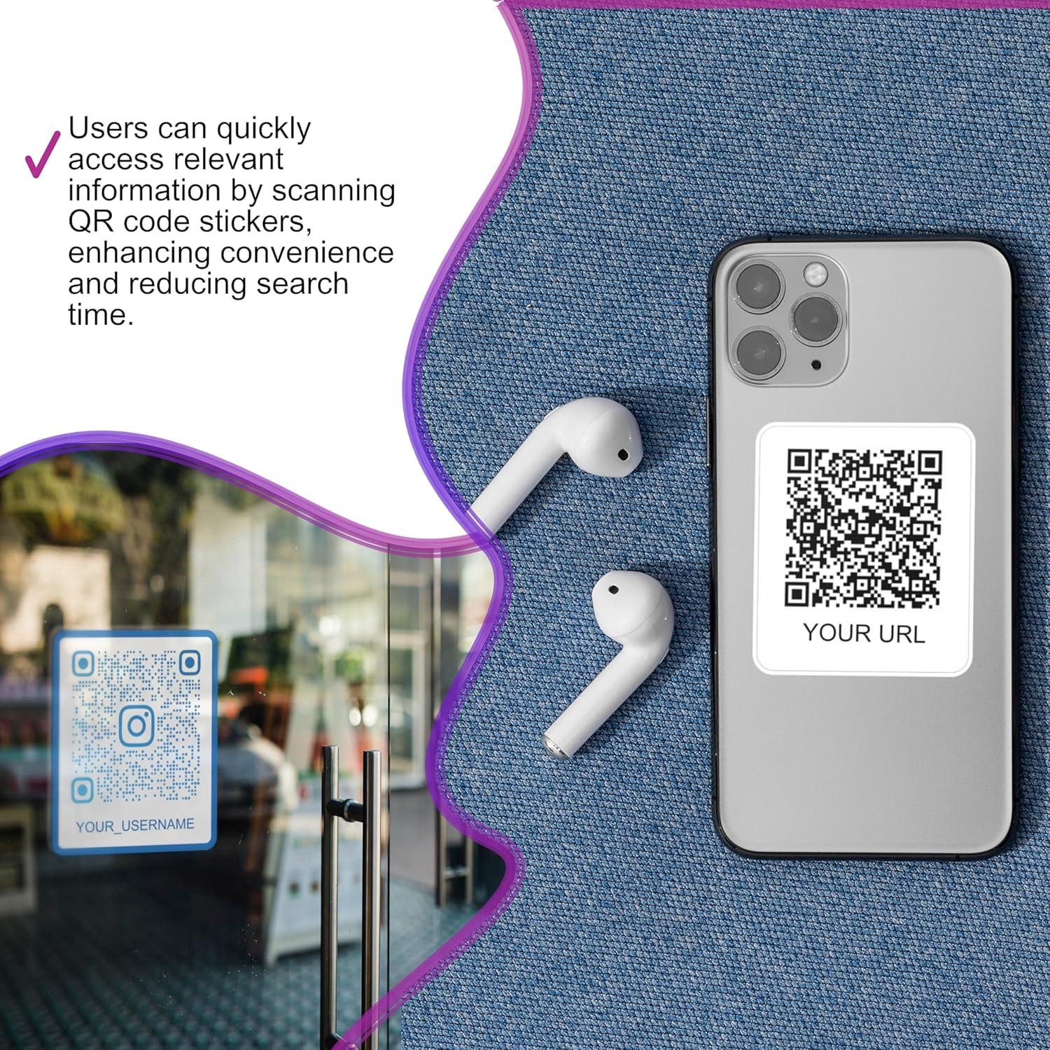 Pegatinas Personalizadas QR Crazy4Decals - Laminado UV