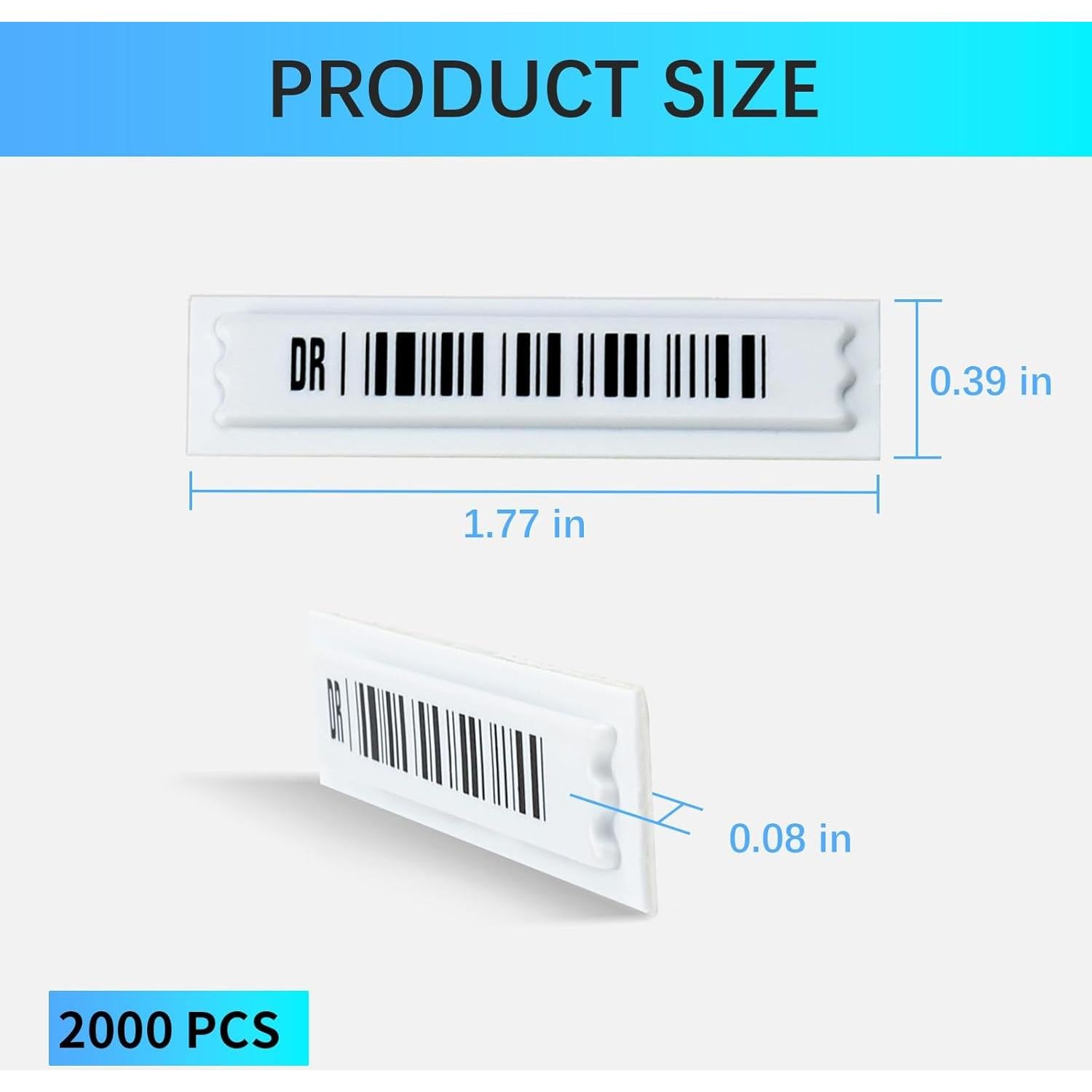 Etiquetas de Seguridad Acústico-Magnéticas SUN-HOMESHINE 2000PCS