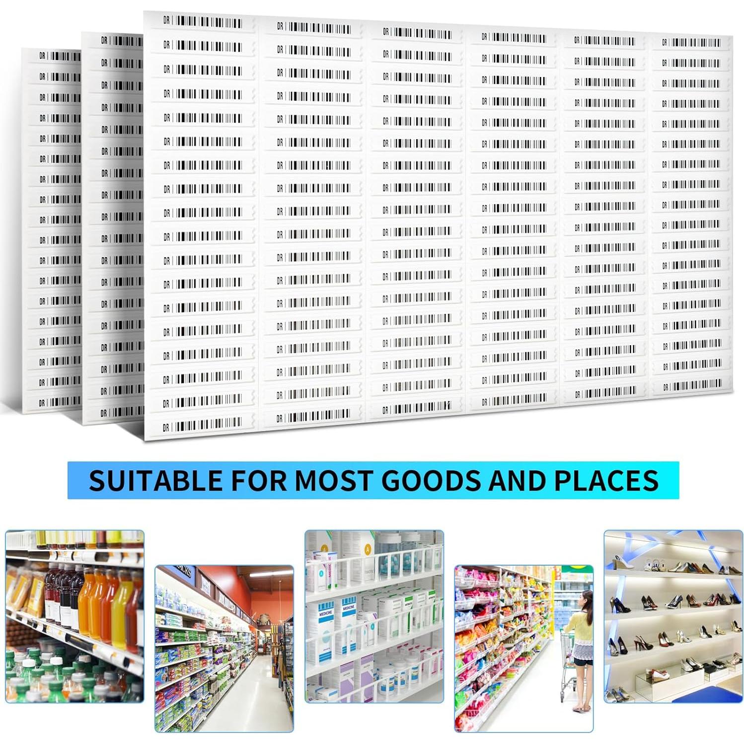 Etiquetas de Seguridad Acústico-Magnéticas SUN-HOMESHINE 2000PCS