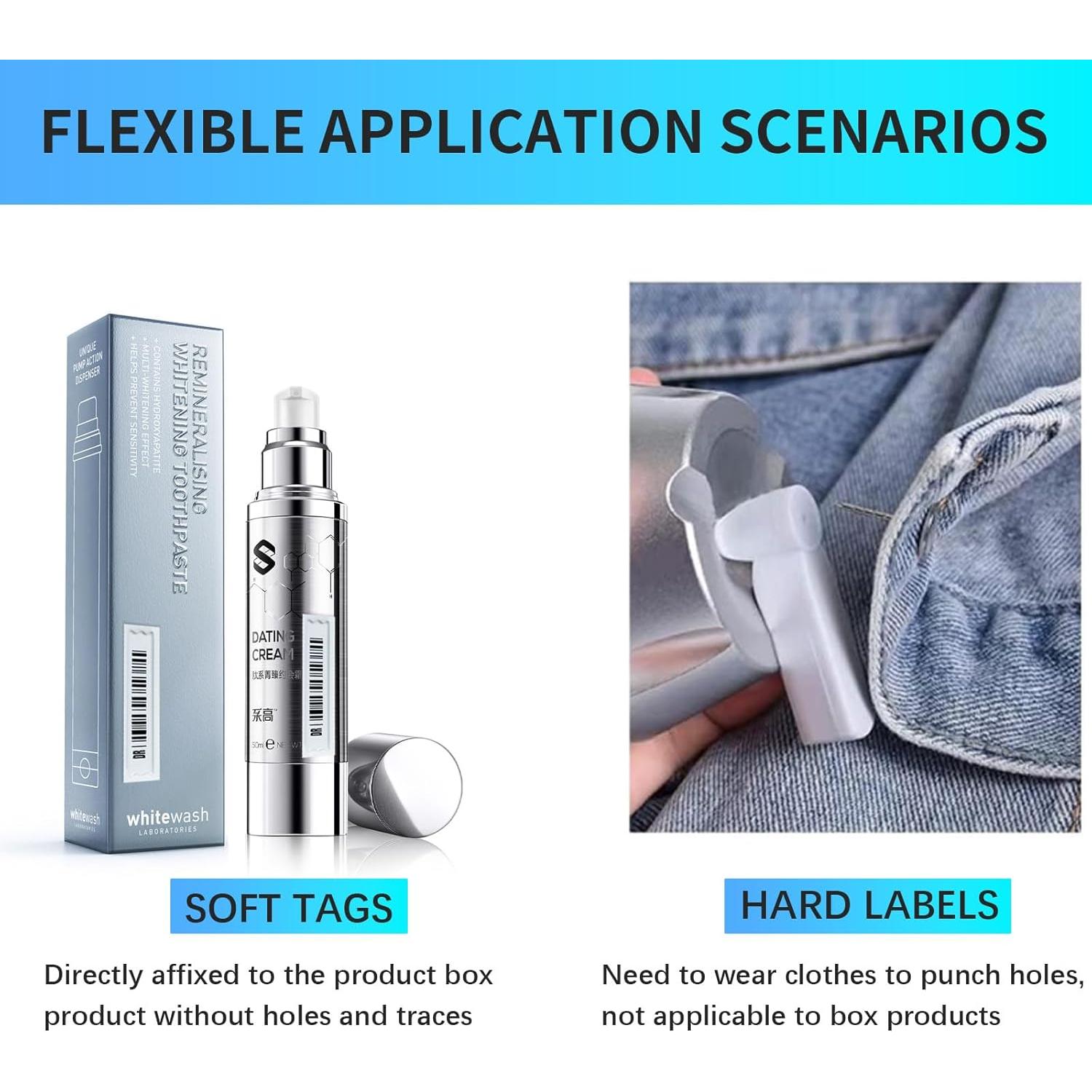 Etiquetas de Seguridad Acústico-Magnéticas SUN-HOMESHINE 2000PCS