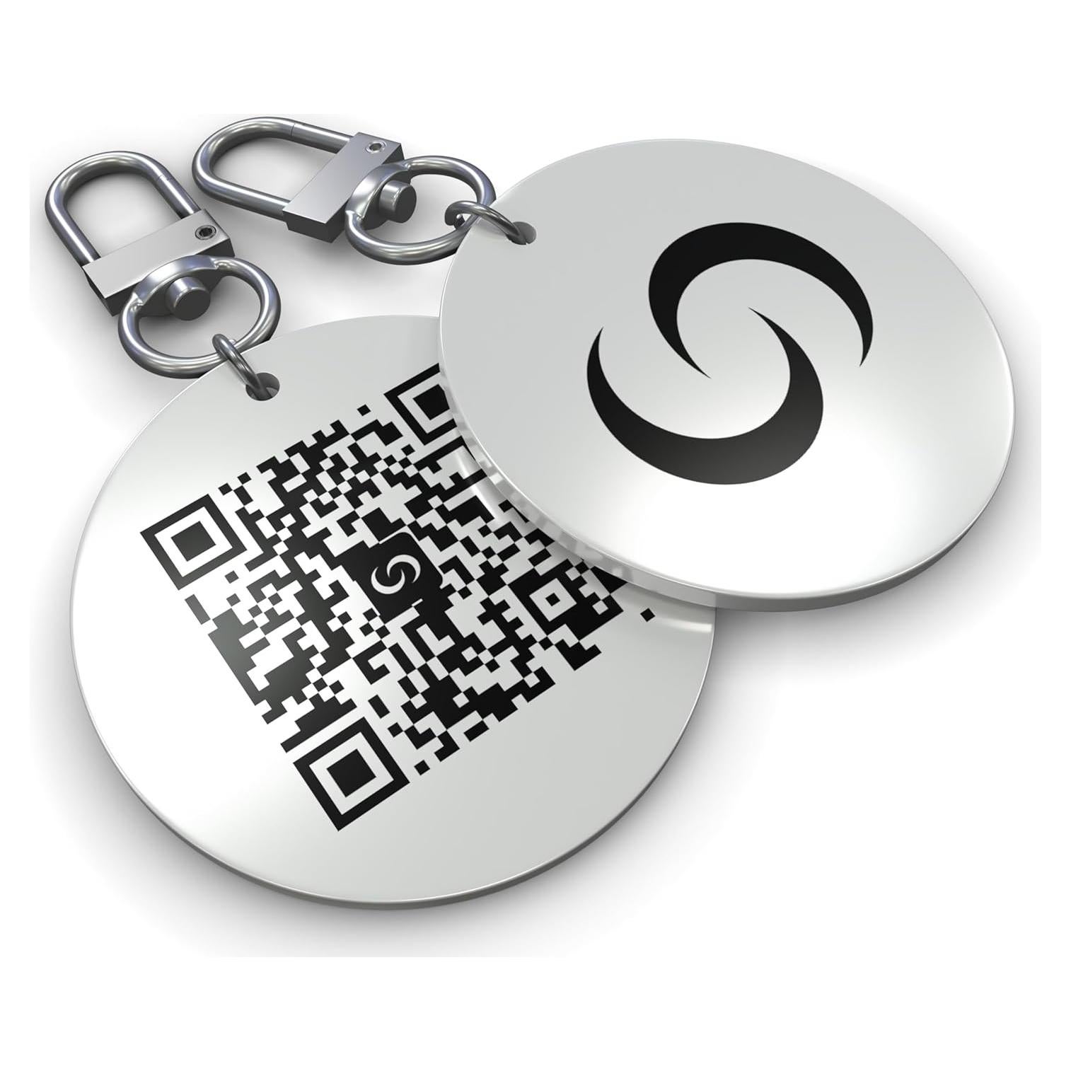 Llavero NFC Inteligente Contact Co Blanco - Compartición Instantánea