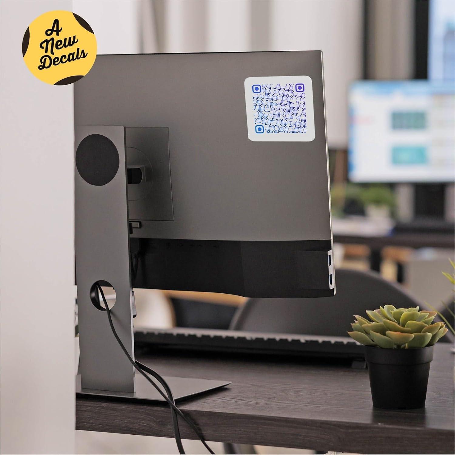 Etiquetas de Código QR Personalizadas Anewdecals 1-25.4 cm