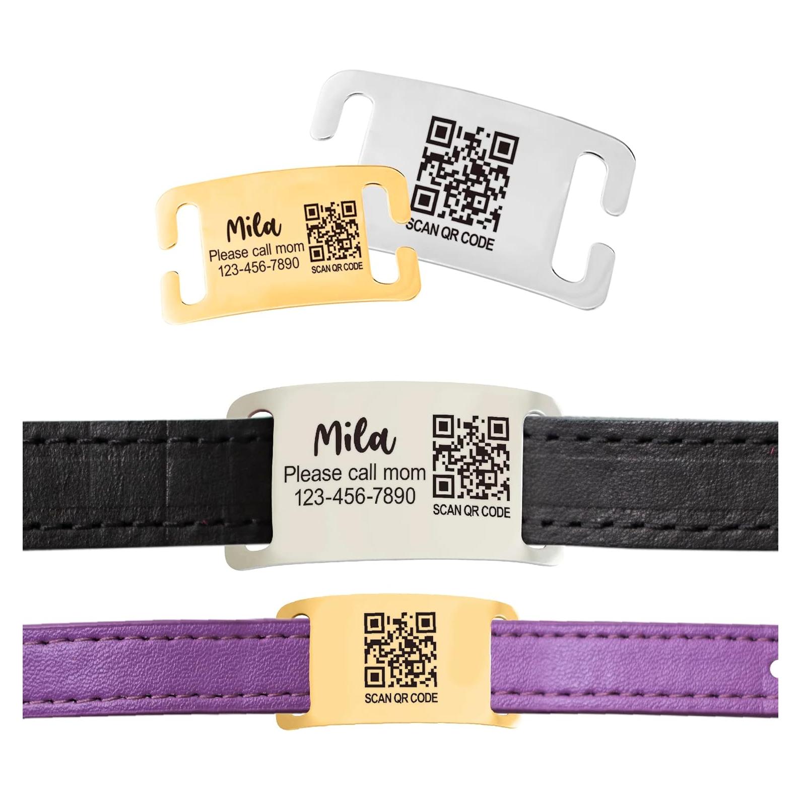 Placa de Identificación QR para Mascotas PAWNIMALS - Acero Inoxidable