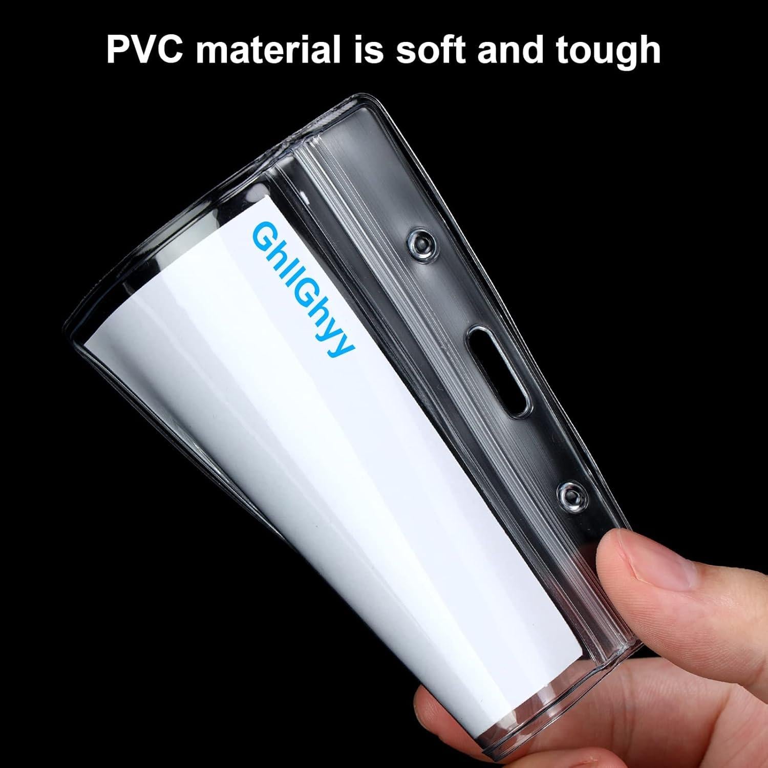 40 Soportes de Tarjeta Plástica GhllGhyy 10.5x8.9 cm Impermeables