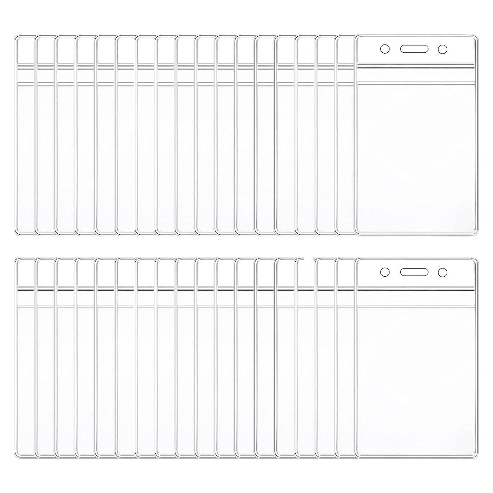 Soporte de Etiquetas de Nombre HOSL Vertical 50pcs PVC 6.99x11.99cm