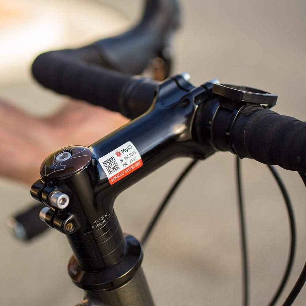 Kit de Etiquetas Médicas MyID - 4 Etiquetas para Emergencias