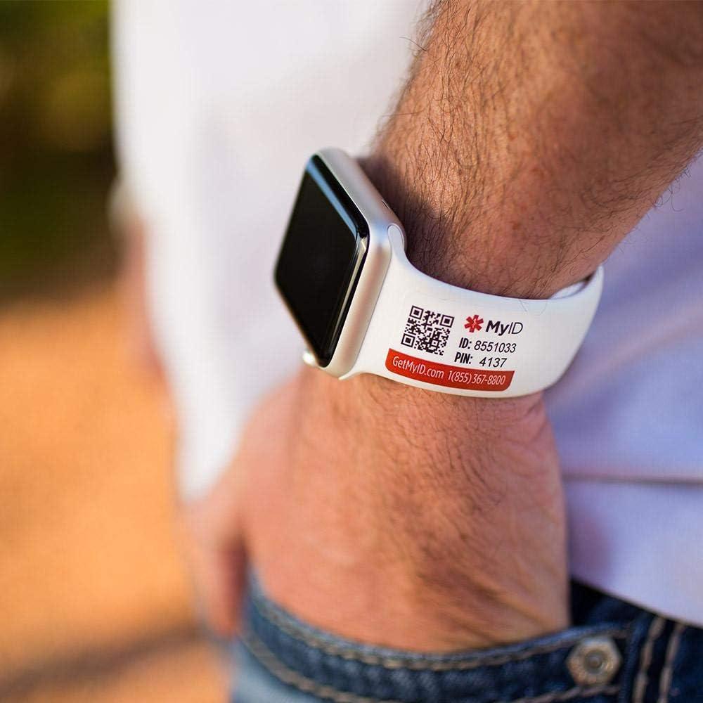 Kit de Etiquetas Médicas MyID - 4 Etiquetas para Emergencias