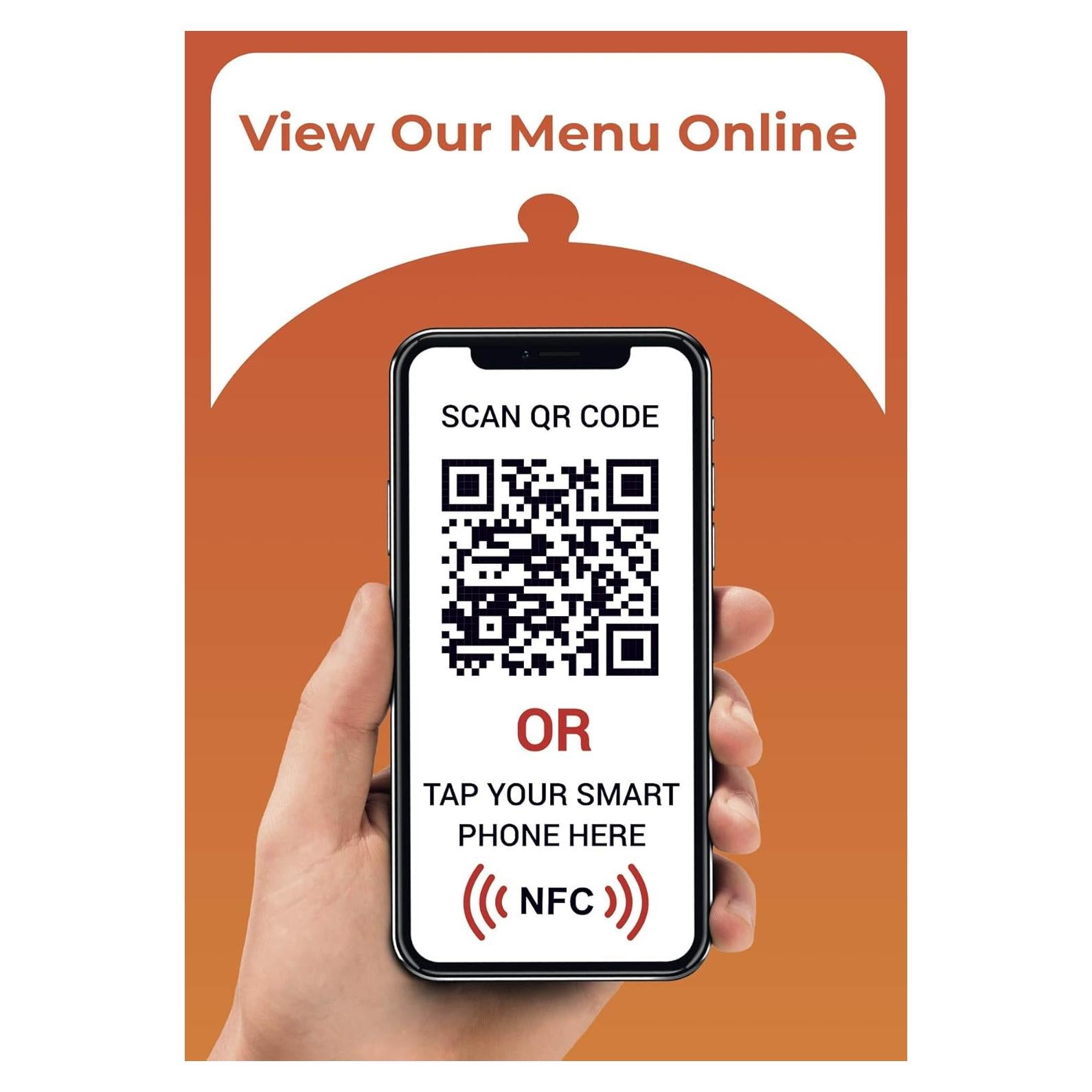 Pegatina Menú Sin Contacto ScanAndBuyWall 10x15 cm PVC