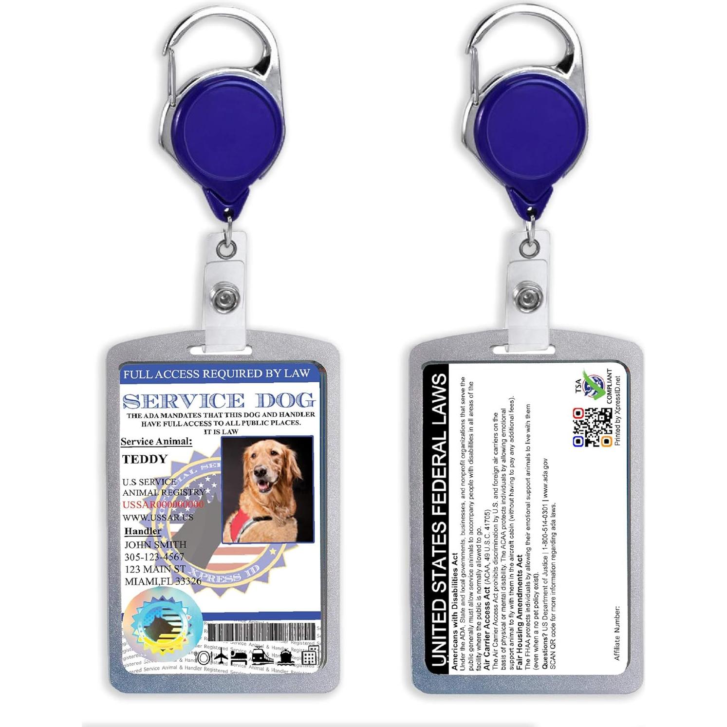 Tarjeta de Identificación para Perros XpressID con Registro QR