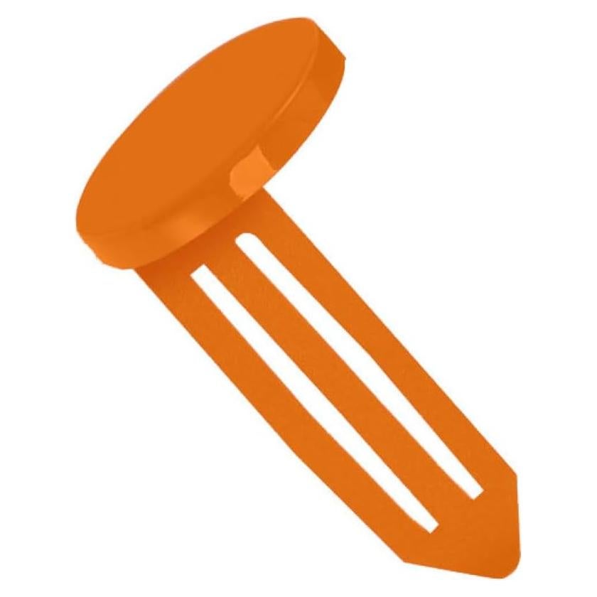 Señales de Llave BankSupplies Naranja 25 Unidades Reutilizables