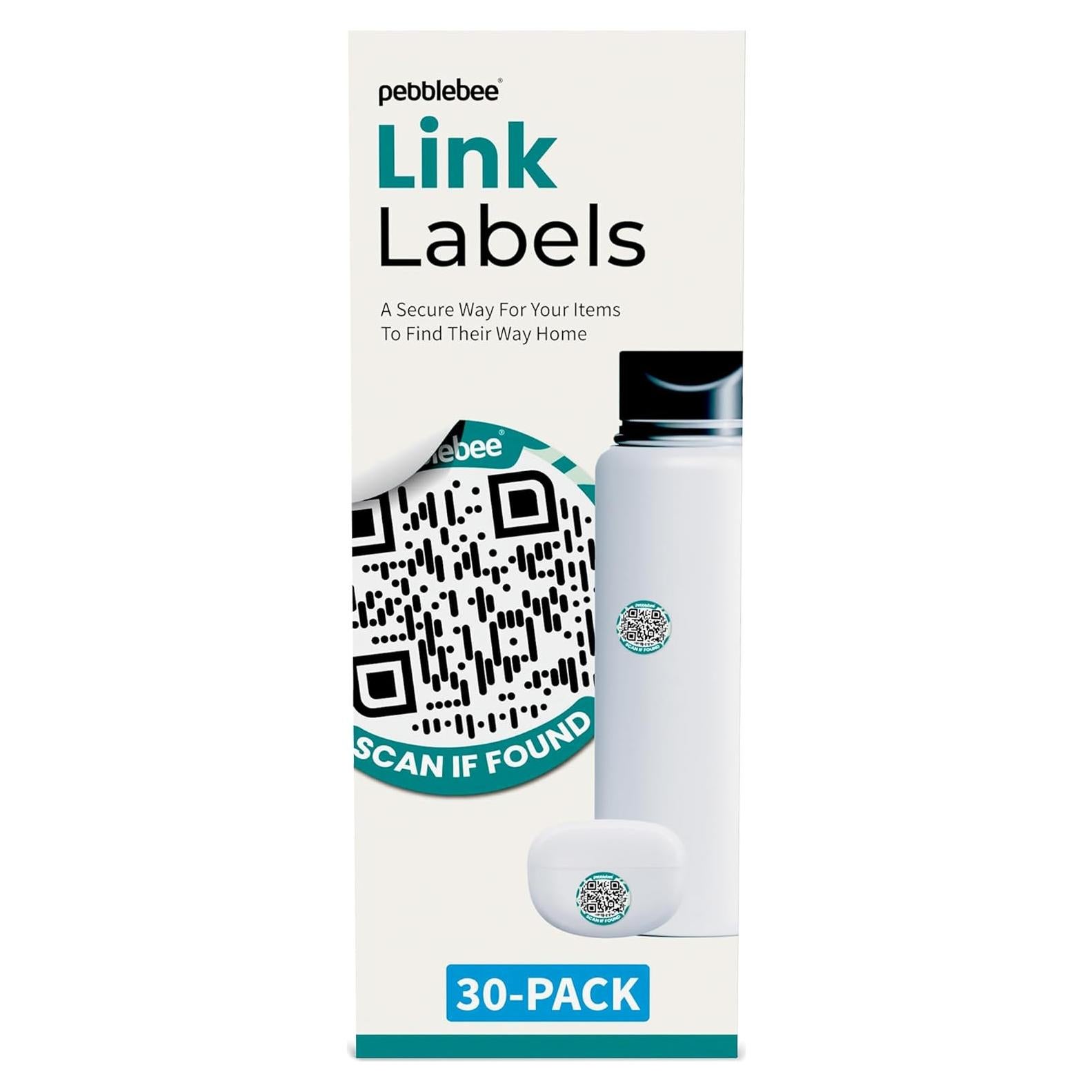 Etiqueta Pebblebee Link - Rastreador QR Compacto y Duradero