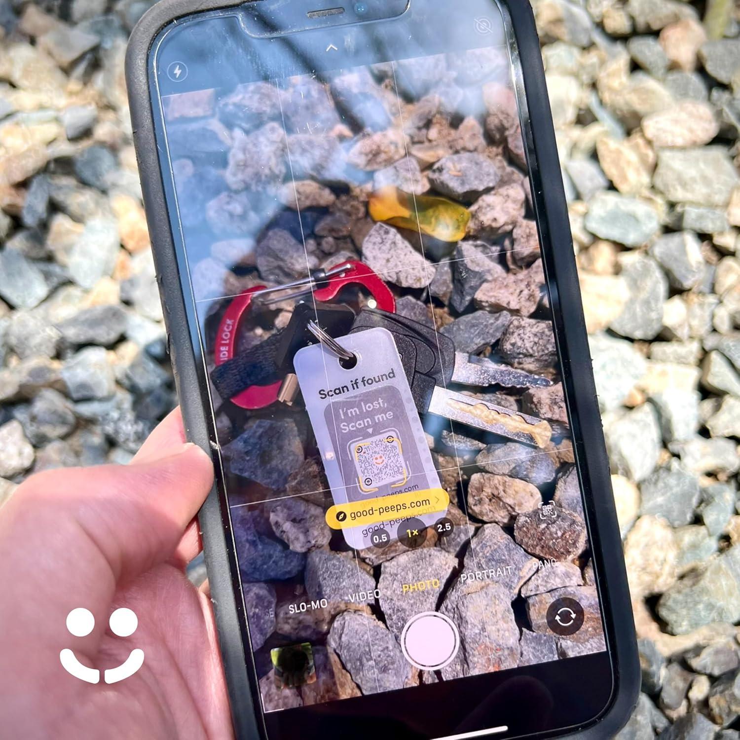 20 Pegatinas y Etiquetas QR Buenas Personas - Púrpura