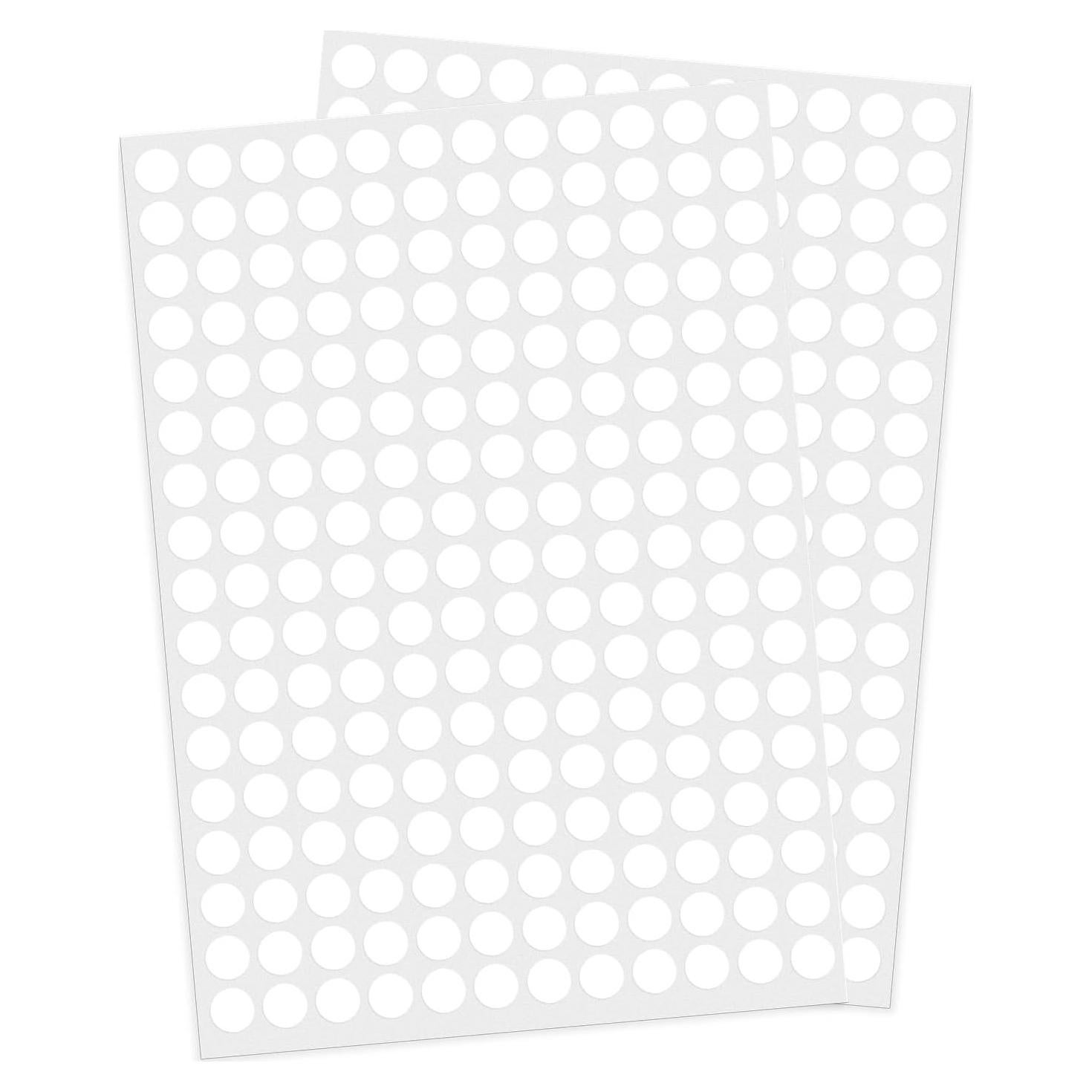 2040 Etiquetas Redondas Autoadhesivas YIKIADA 10 mm Blancas