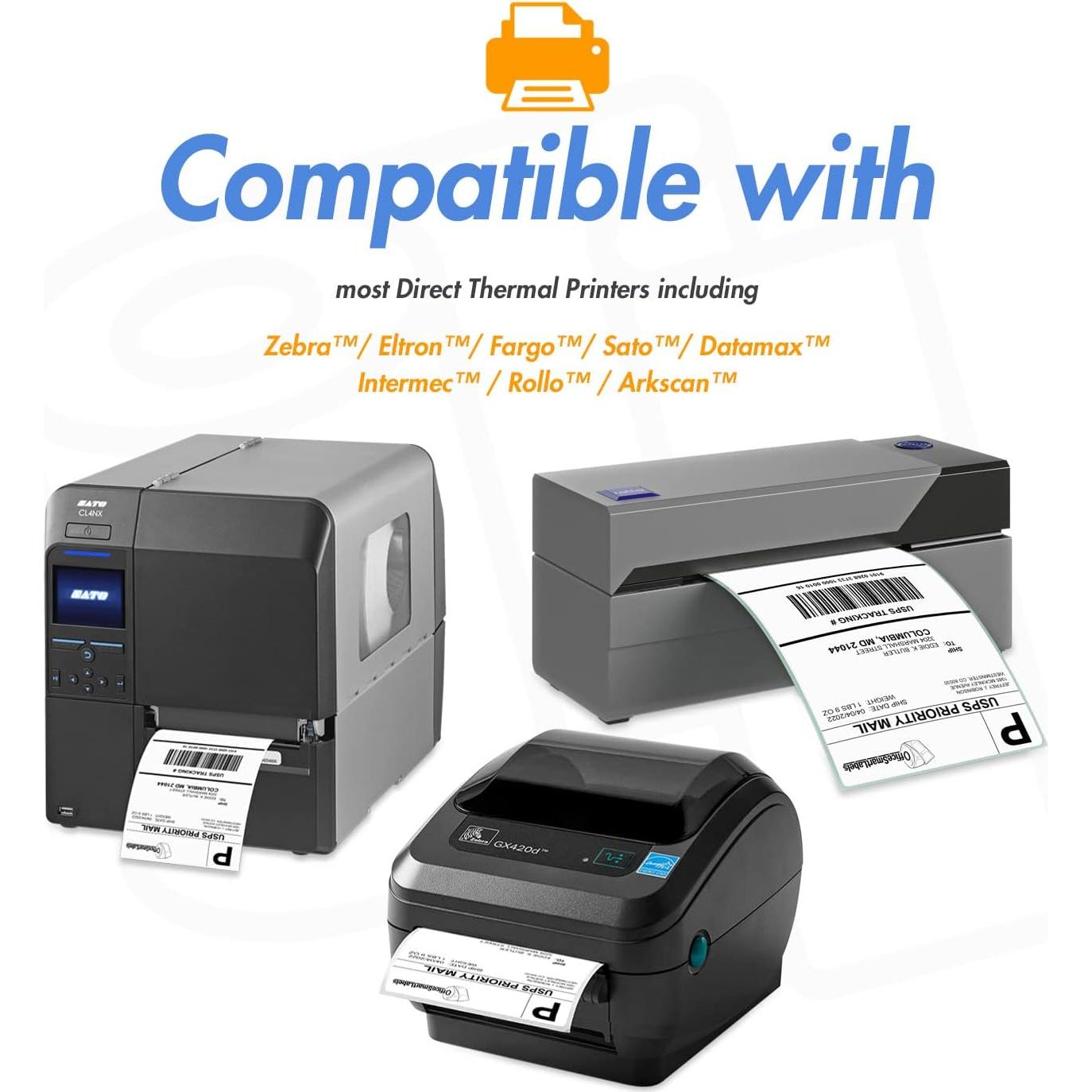 Etiquetas Térmicas OfficeSmartLabels 1.5"x1.5" 20 Rollos