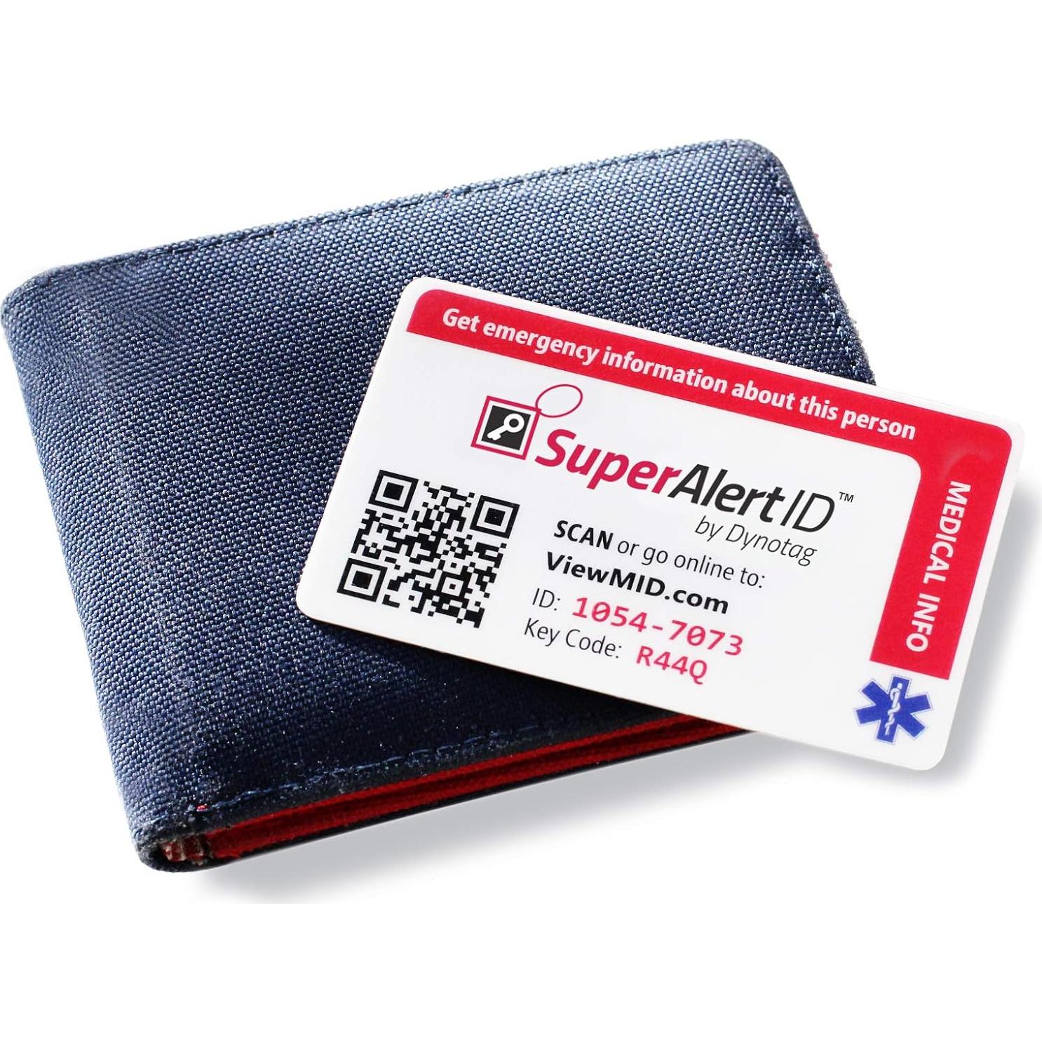 Dynotag SuperAlert ID Médico Inteligente con Suscripción Vitalicia