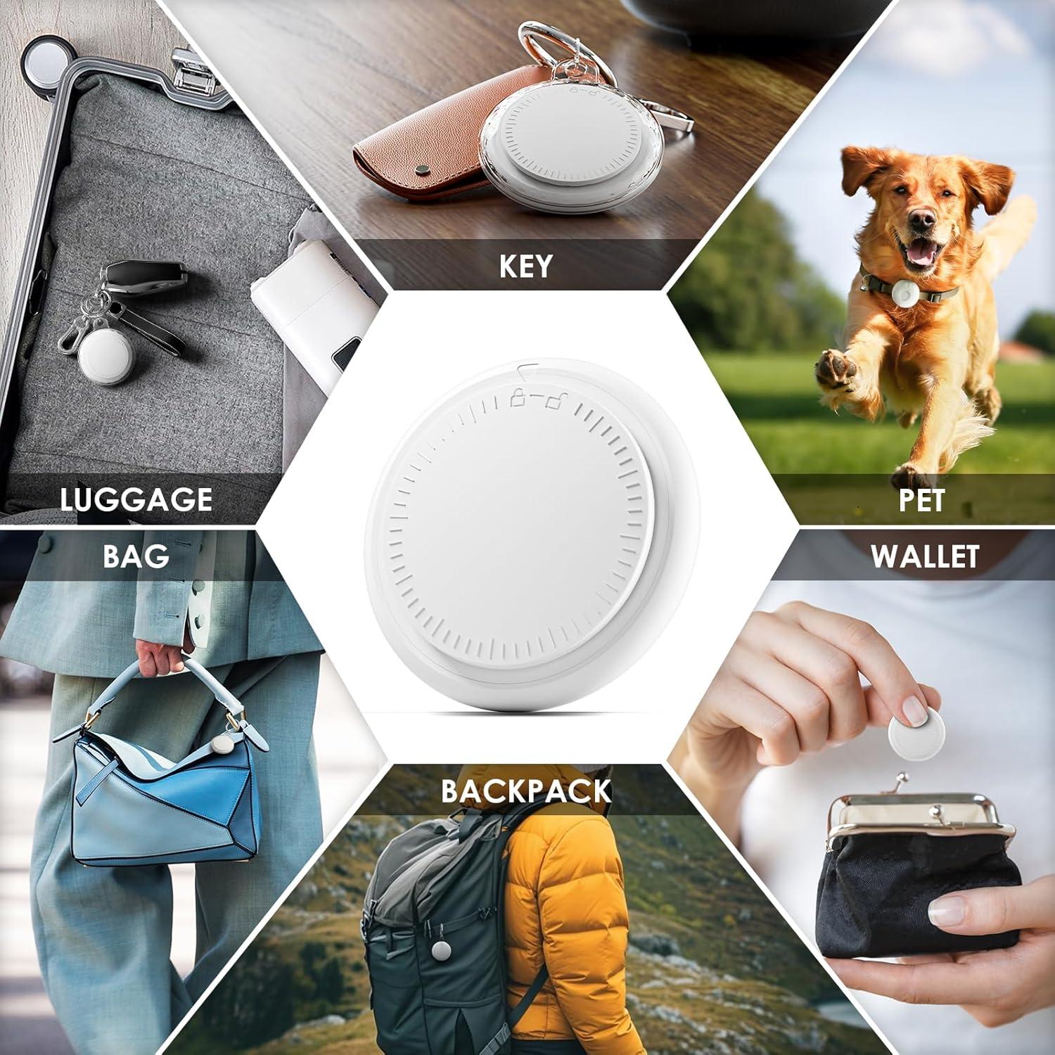 Rastreador Bluetooth LAOLASEED Paquete de 4 Impermeable IPX8