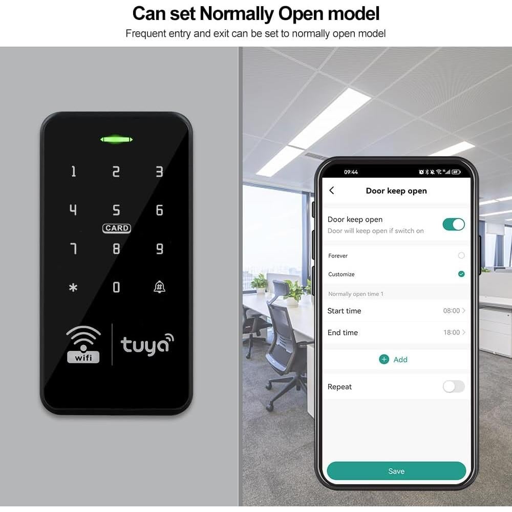 Teclado de Control de Acceso WiFi Tuya RFID Impermeable IP68