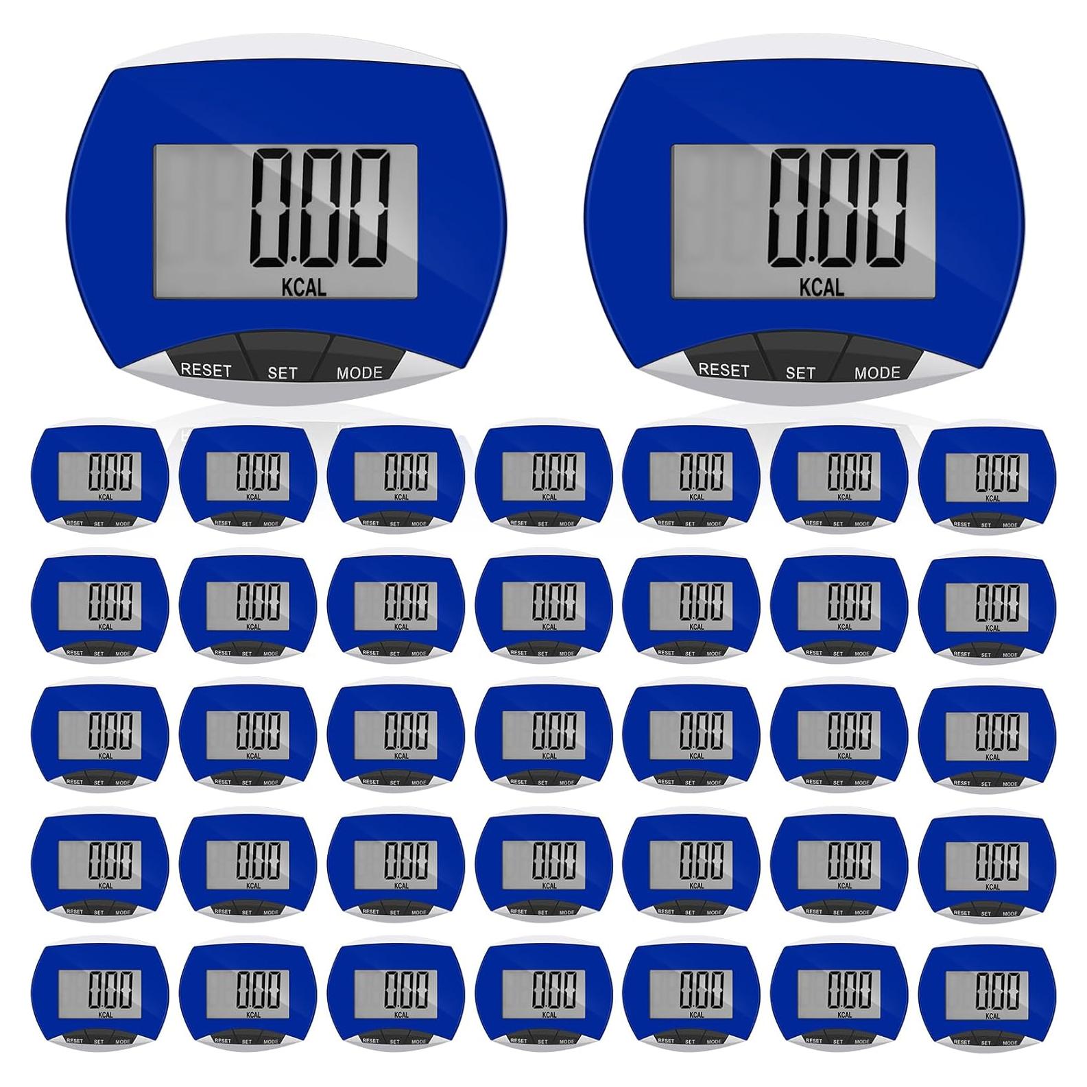 Contador de Pasos Weewooday XP6337 - 24 Piezas, Pantalla LCD