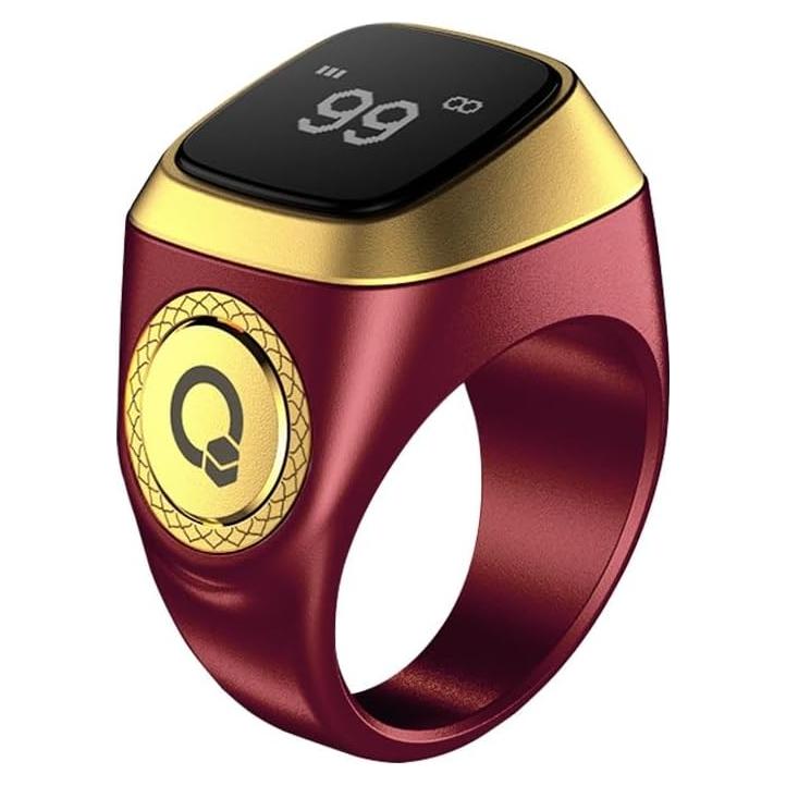 Contador de Anillo Inteligente Tasbih Abiyou 18MM Marrón