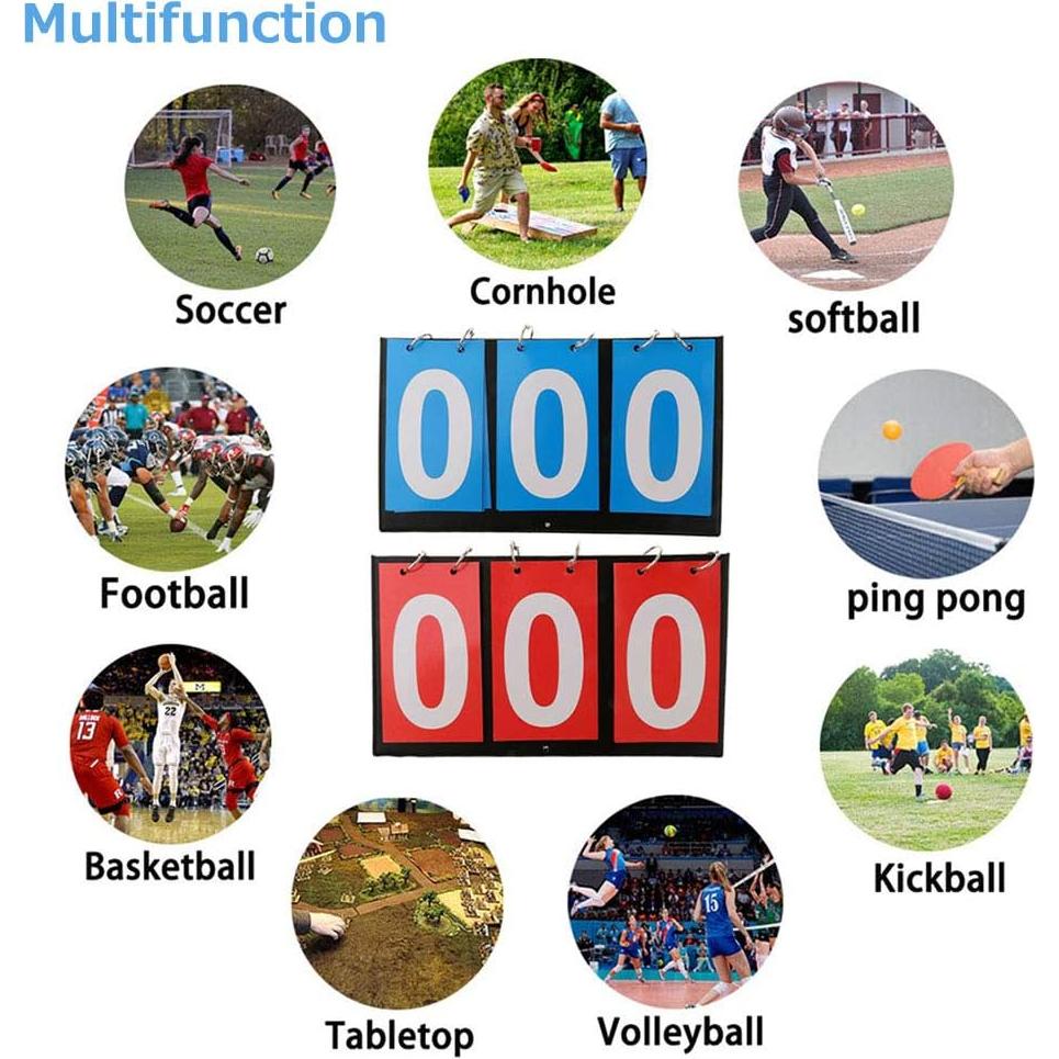 Marcador de Puntuación Portátil APORO para Todos los Deportes