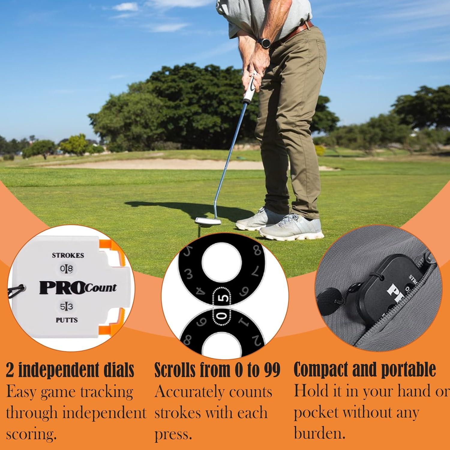 Paquete de 2 Contadores de Puntuación de Golf BangBoom