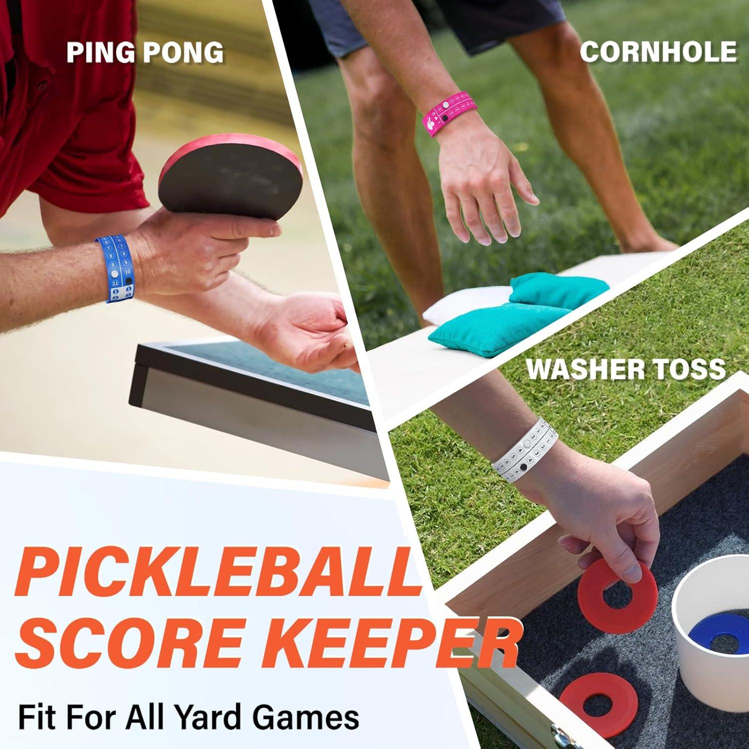 Contador de Puntuaciones UBARONY para Pickleball - 8 Pulseras