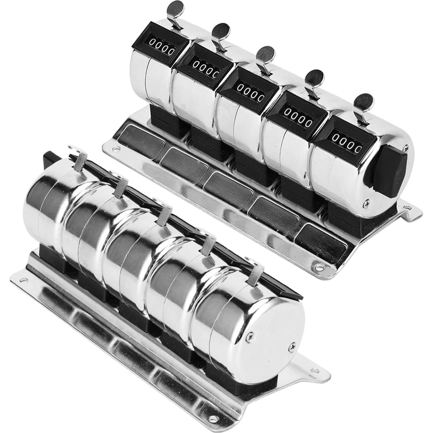 Contador Manual Mecánico Hilitand 4 Dígitos Acero Inoxidable