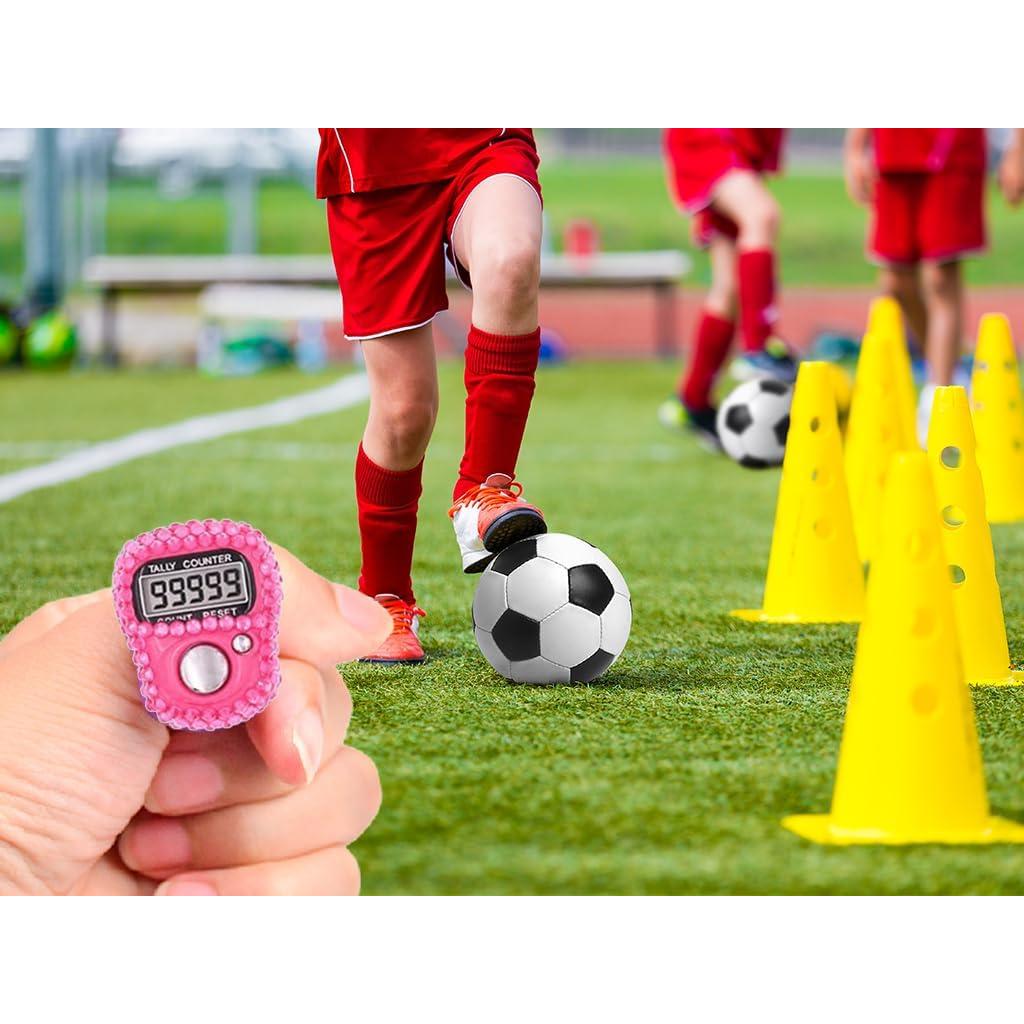 Contador Electrónico de Dedos Hitopin 8PCS 5 Dígitos ABS