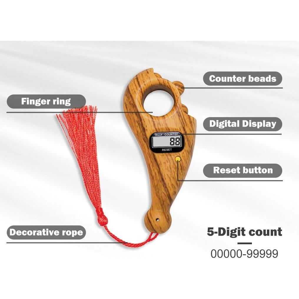 Contador de Cuentas Digitales Hitopin - 3 PCS para Oración y Meditación