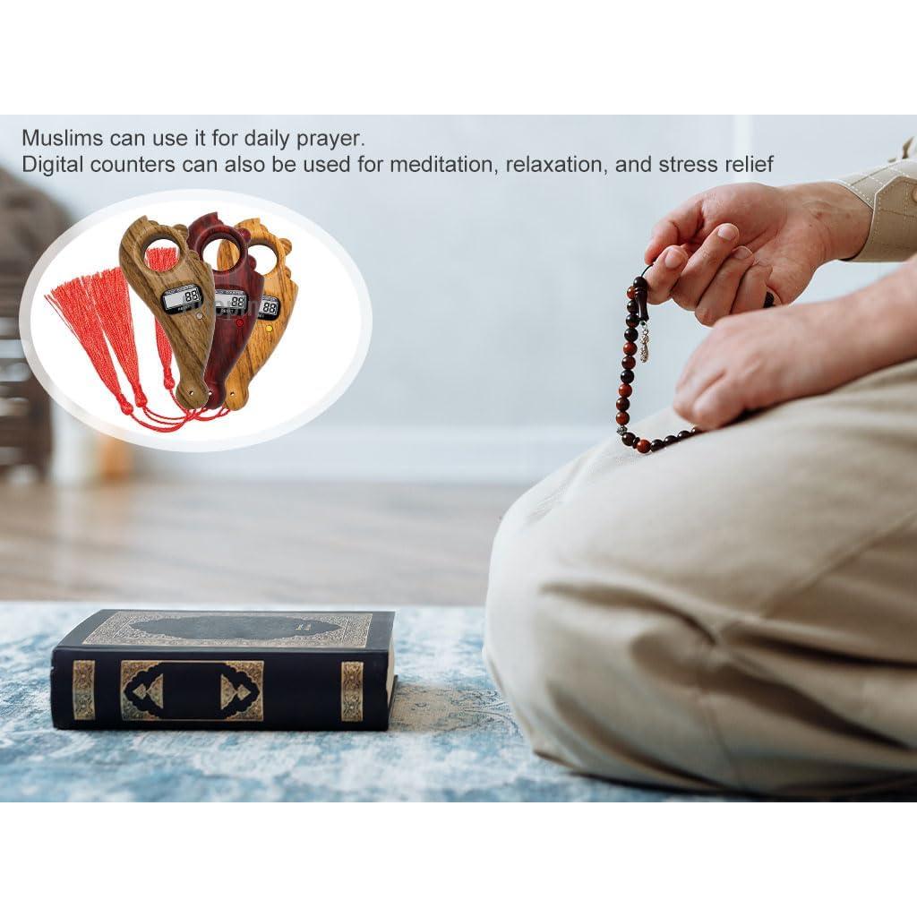 Contador de Cuentas Digitales Hitopin - 3 PCS para Oración y Meditación