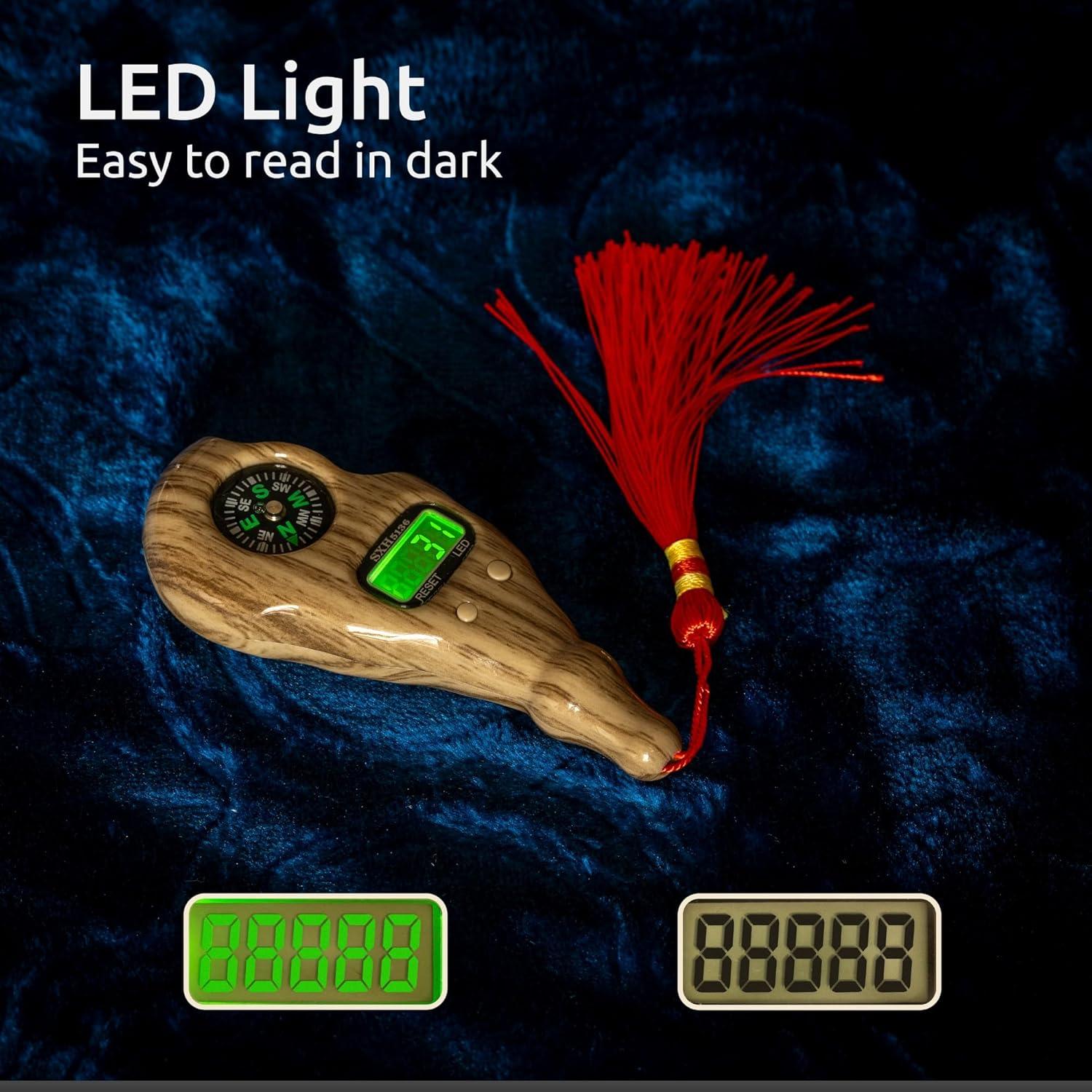 Contador Digital Tasbih STM Leaders Misbaha con Brújula y Luz