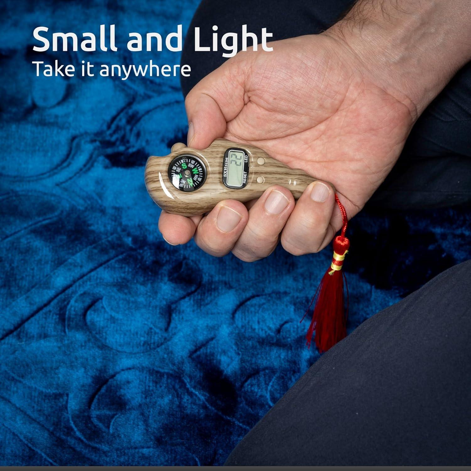 Contador Digital Tasbih STM Leaders Misbaha con Brújula y Luz