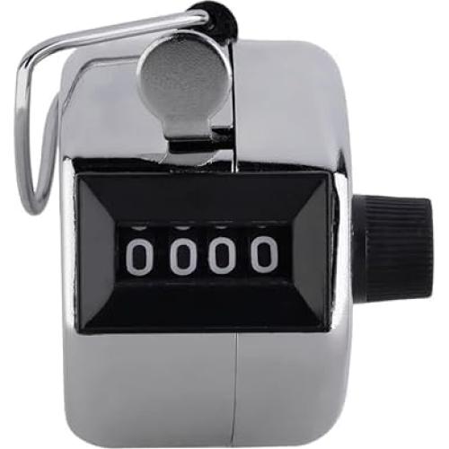 Contador Manual 4 Dígitos Labriciyon - Tally de Mano Metal