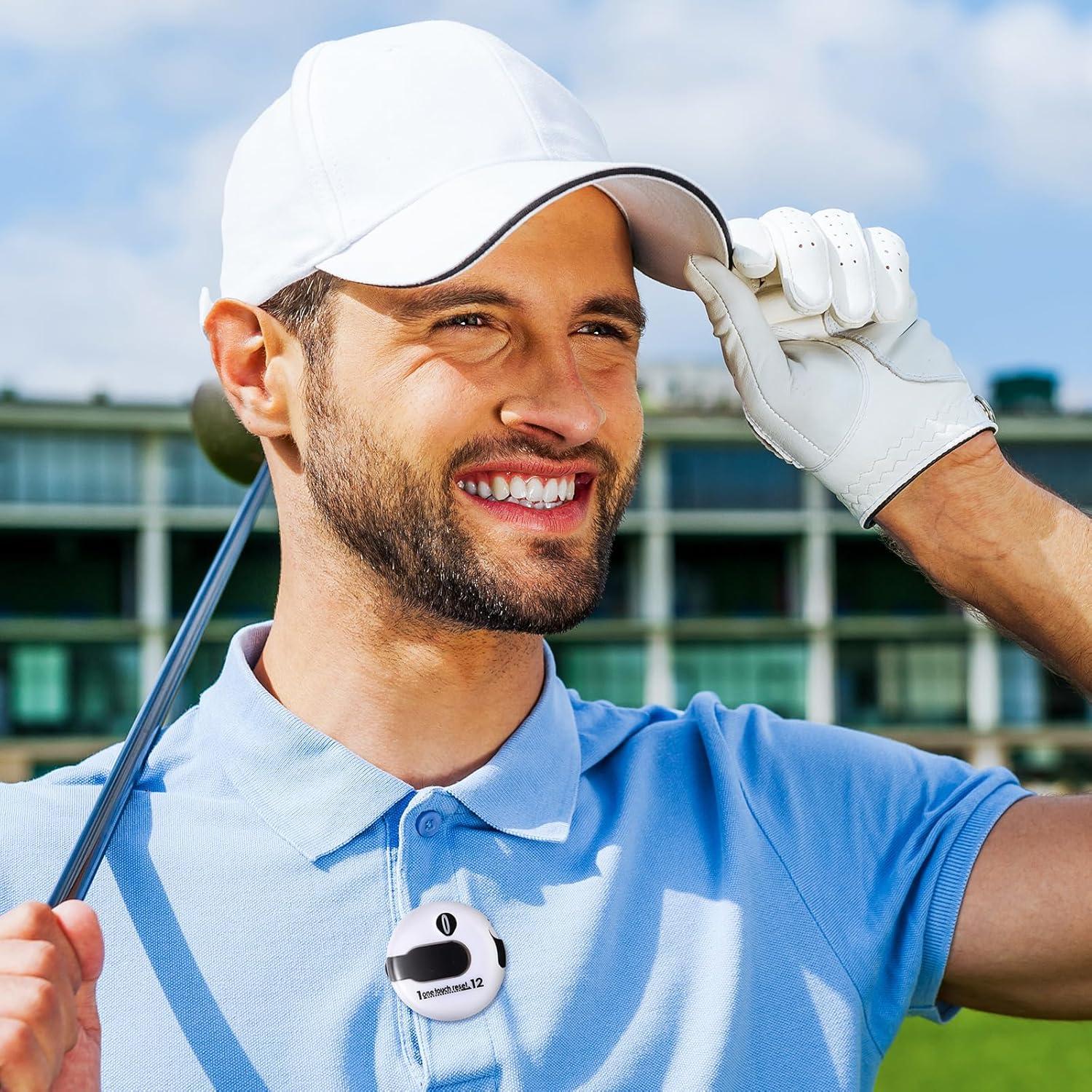 Contador de Puntuación de Golf Weewooday - 2 Piezas, Clip y Reinicio