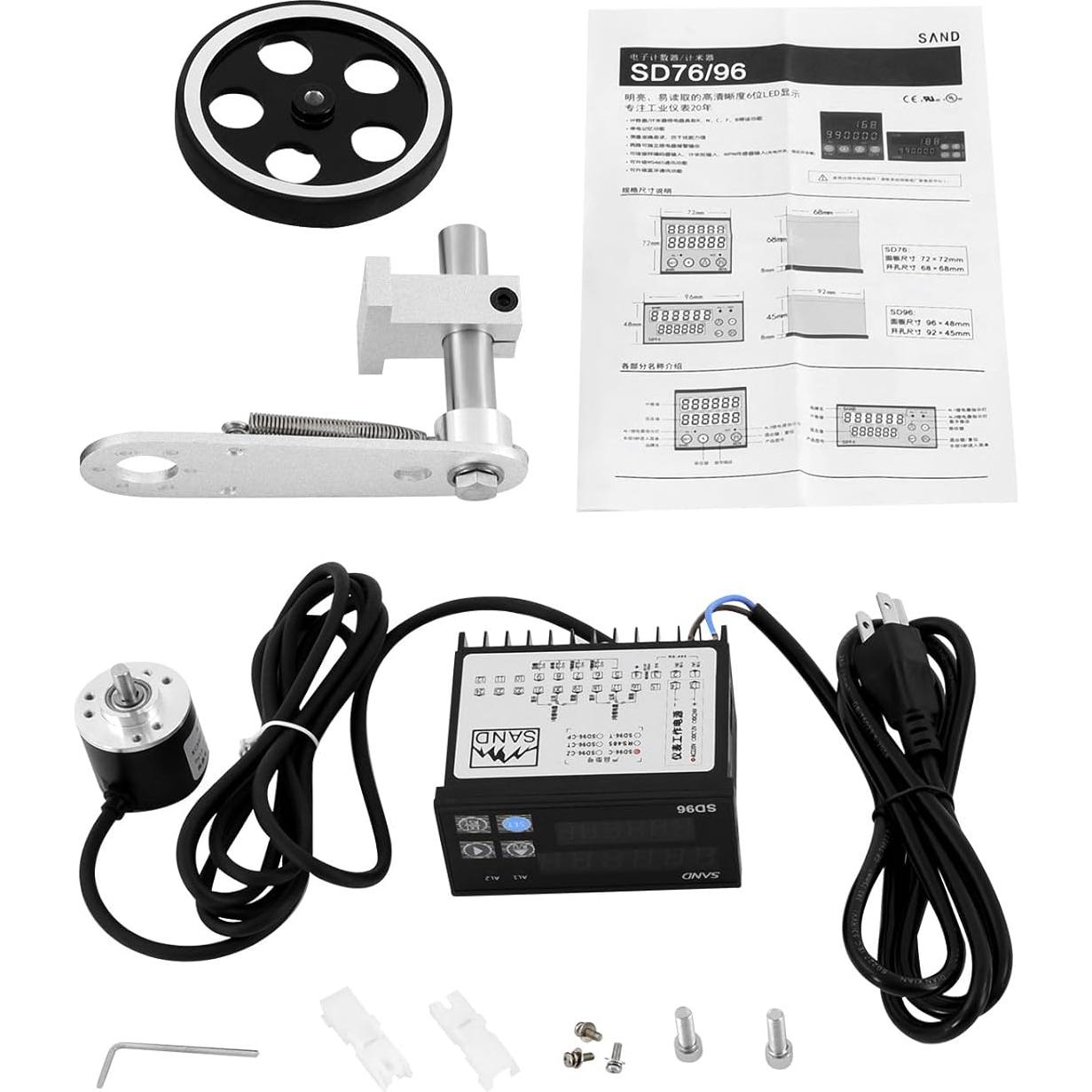 Contador de Longitud Digital QUSKLISU 0-999999m con 3 Modos