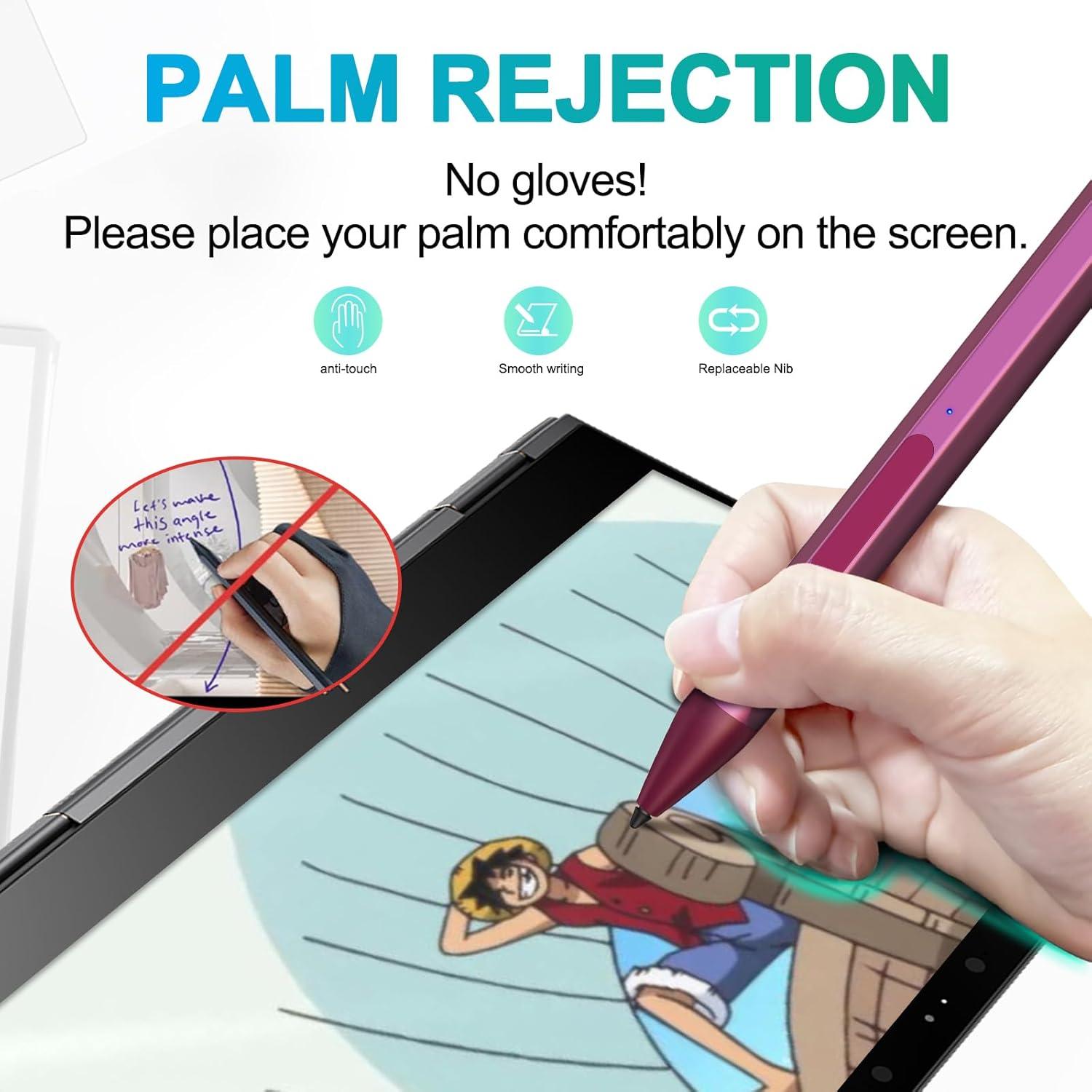 Stylus Recargable MPP 2.0 para HP Envy x360 Rojo