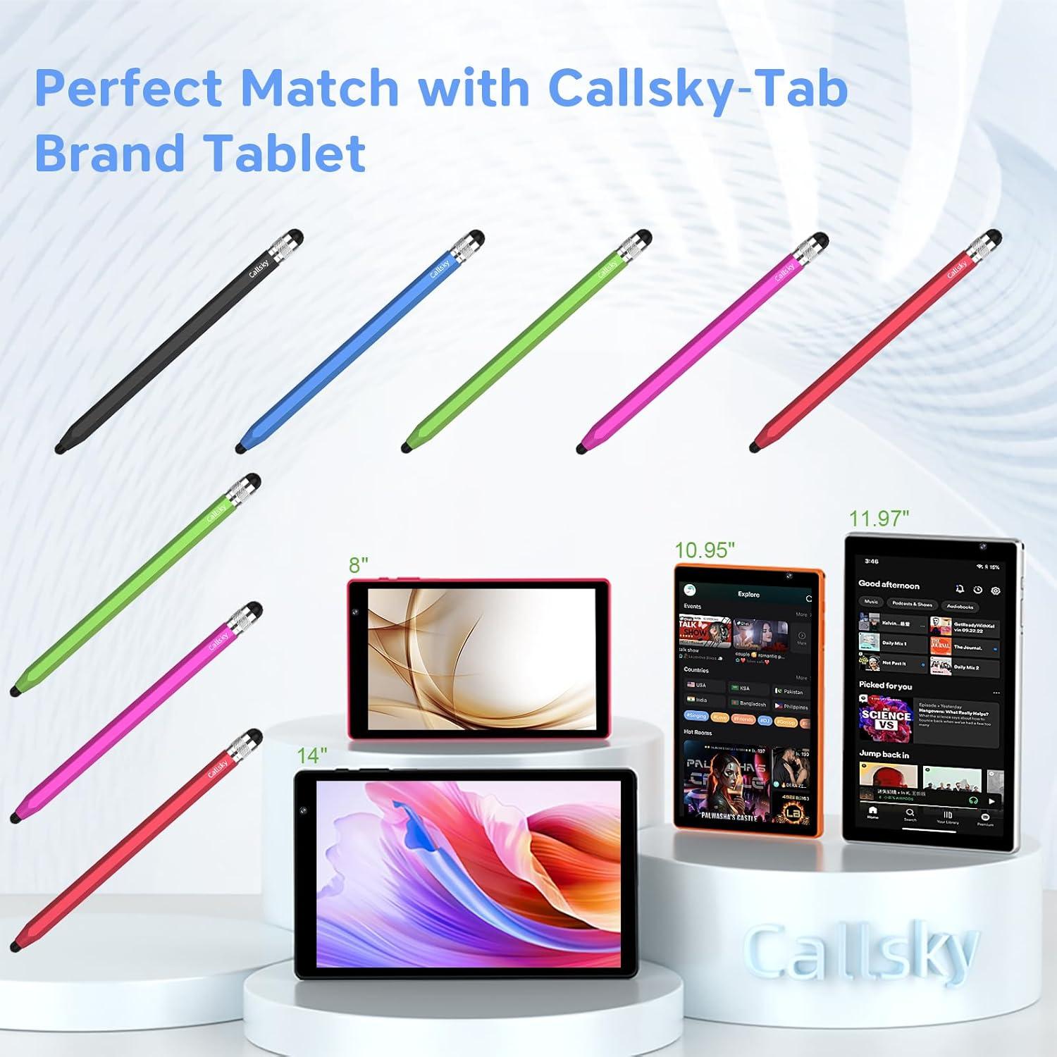 Lápiz Stylus Callsky-Tab para Pantallas Táctiles, 5 Pcs, 10 Puntas