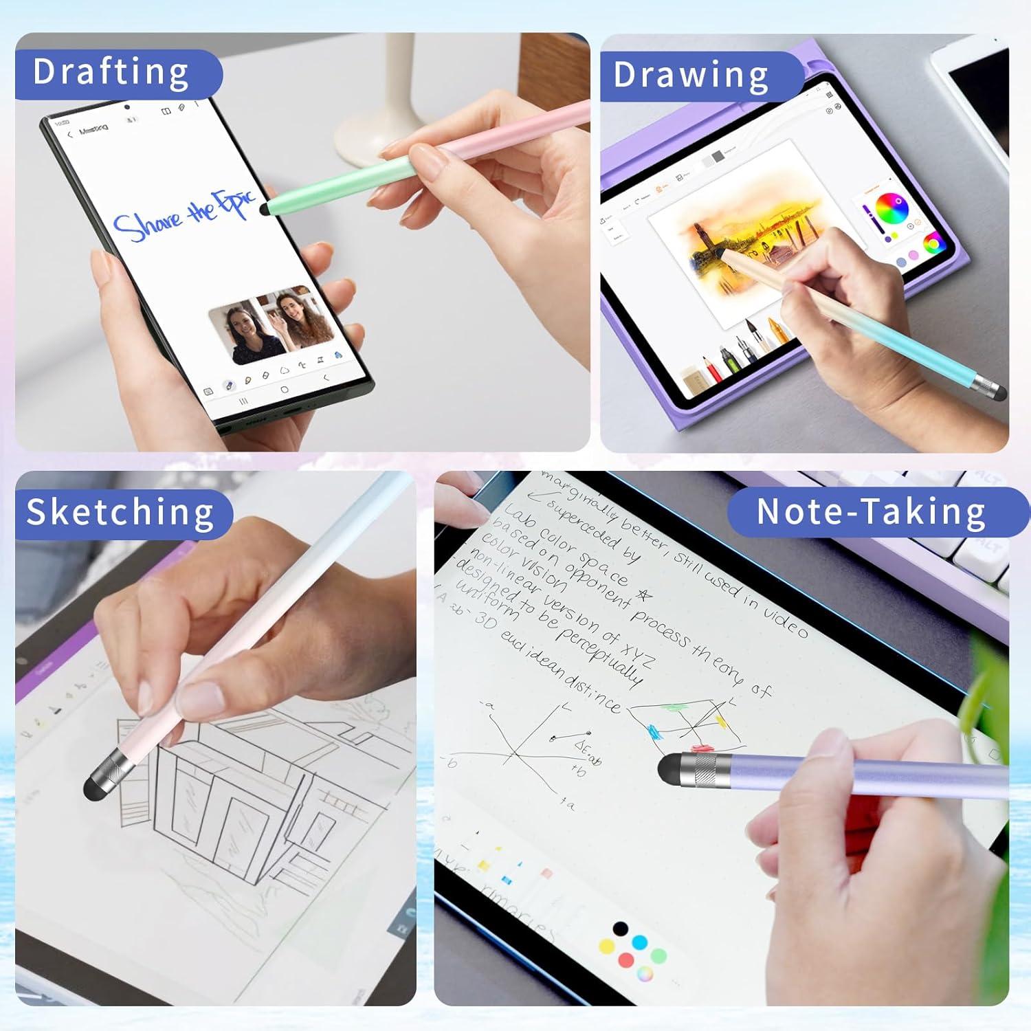 Bolígrafo Stylus 2-en-1 YUDIANMIE para Pantalla Táctil - 6 Colores