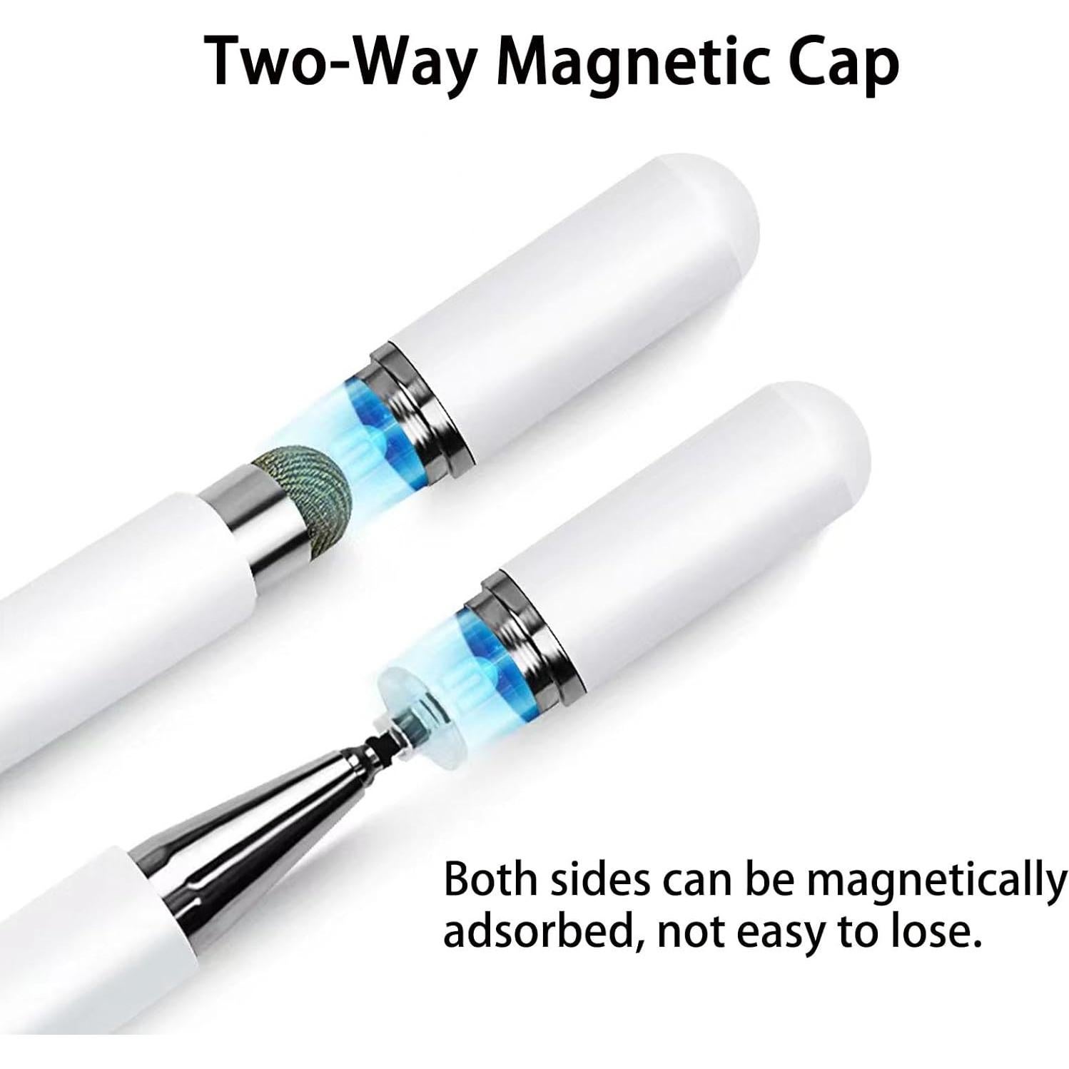 Lápiz Stylus 2 en 1 MXCOIRTP Blanco para Pantallas Táctiles