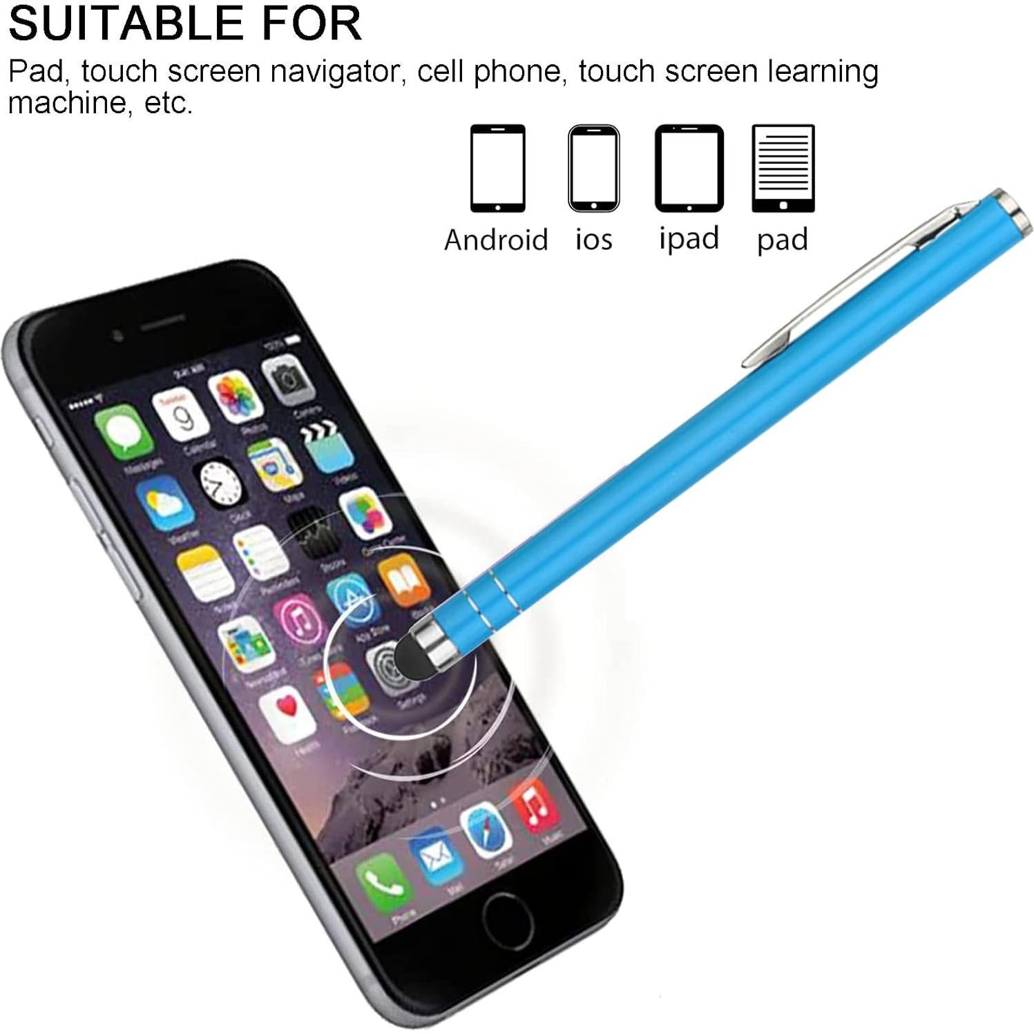 Lápices Stylus Universales ILamourCar para Pantallas Táctiles - 10 Colores