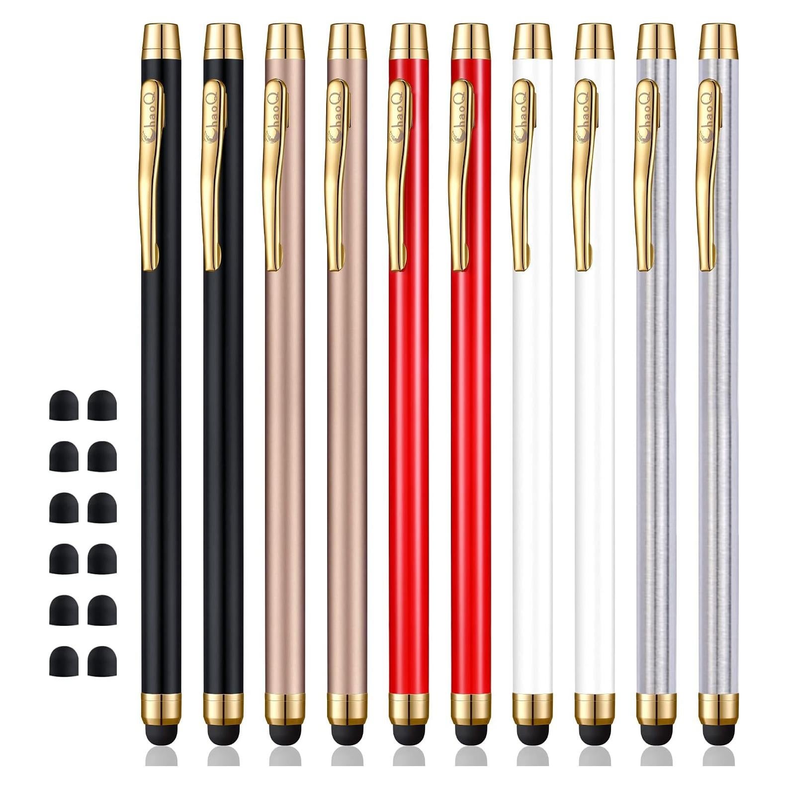 Estilógrafo Capacitivo ChaoQ 10 Pcs con 12 Puntas Reemplazables