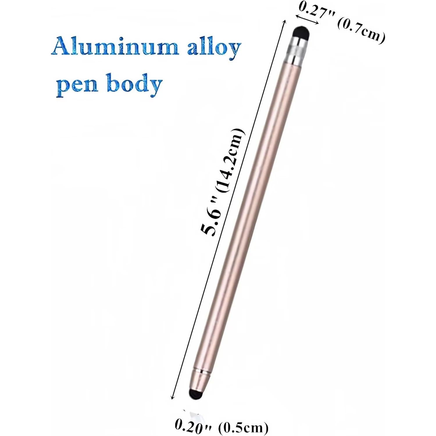 Paquete de 6 bolígrafos stylus Smozer 2 en 1 para pantallas táctiles