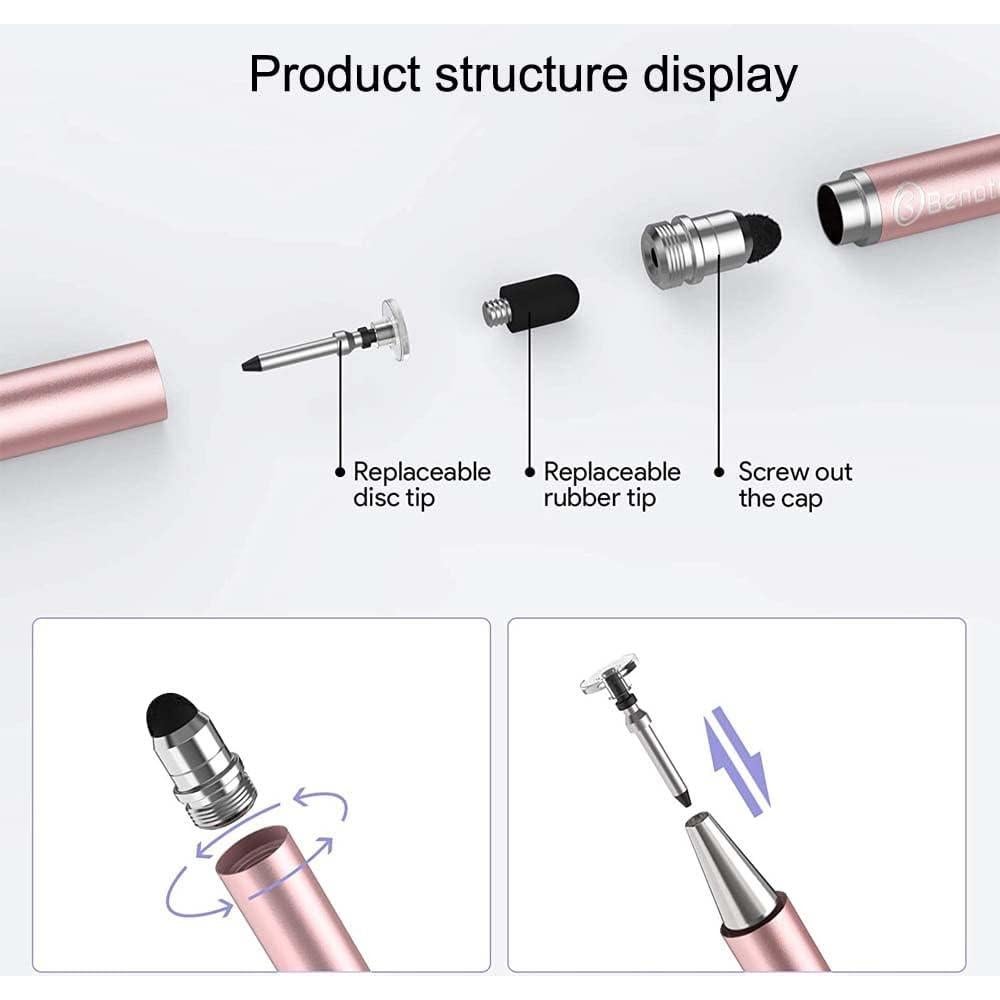 Bolígrafos Estilográficos 2 en 1 ANRACHEL para Pantallas Táctiles