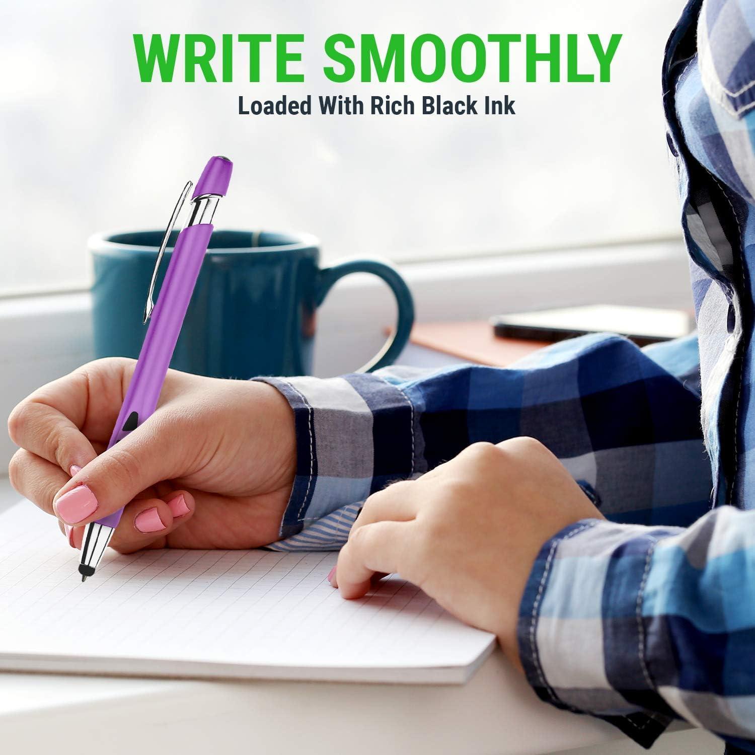 Bolígrafo Stylus 2 en 1 SyPen - Paquete de 14, Tinta Negra