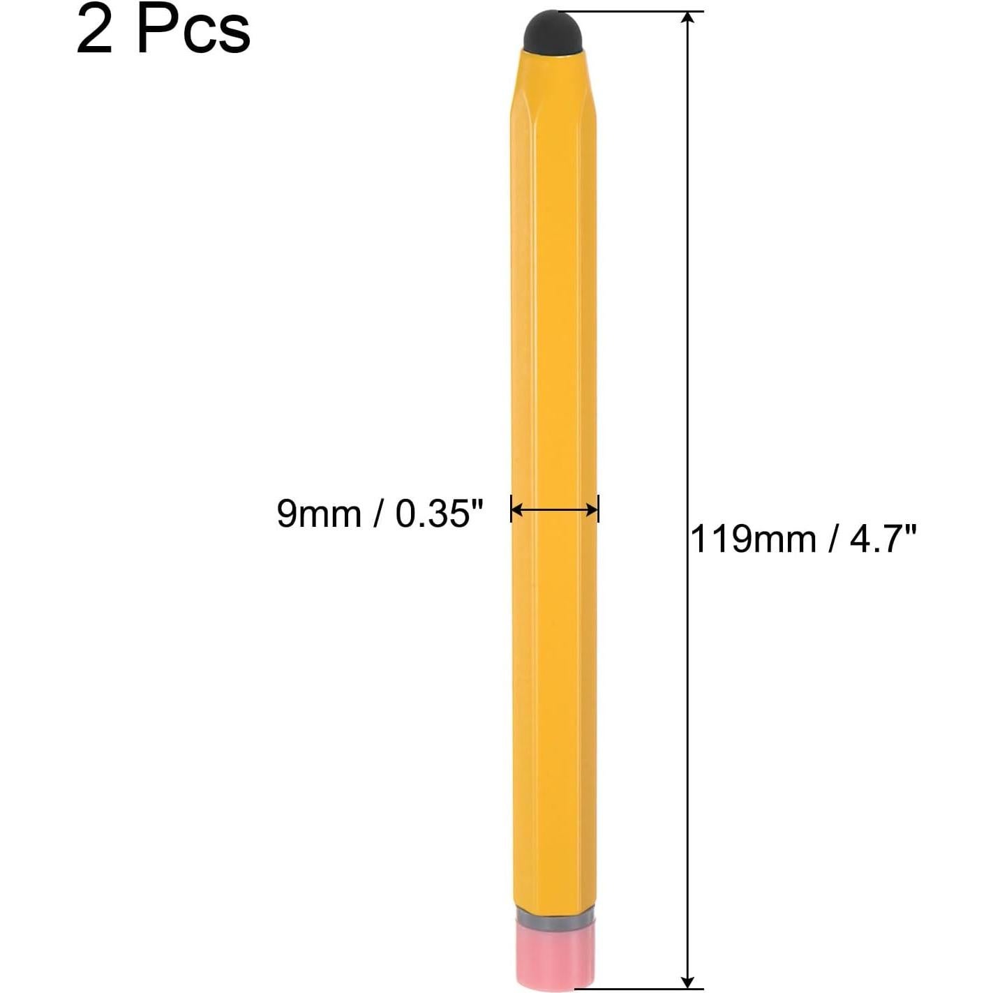 Lápices Stylus MECCANIXITY 2pcs para Pantallas Táctiles 11.94 cm Amarillo
